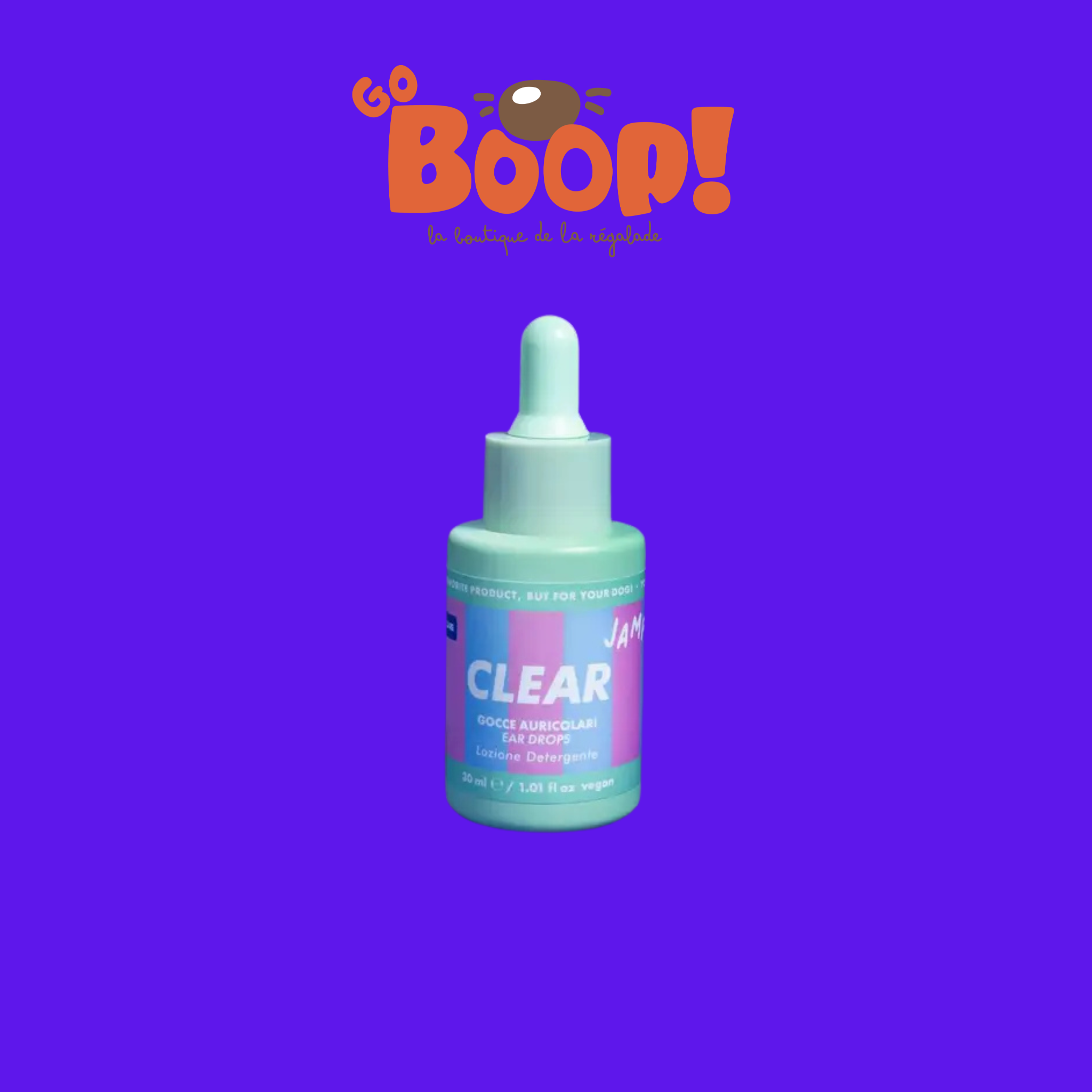 CLEAR par Jampy 💧🌿 (30ml) — Gouttes auriculaires naturelles pour chien