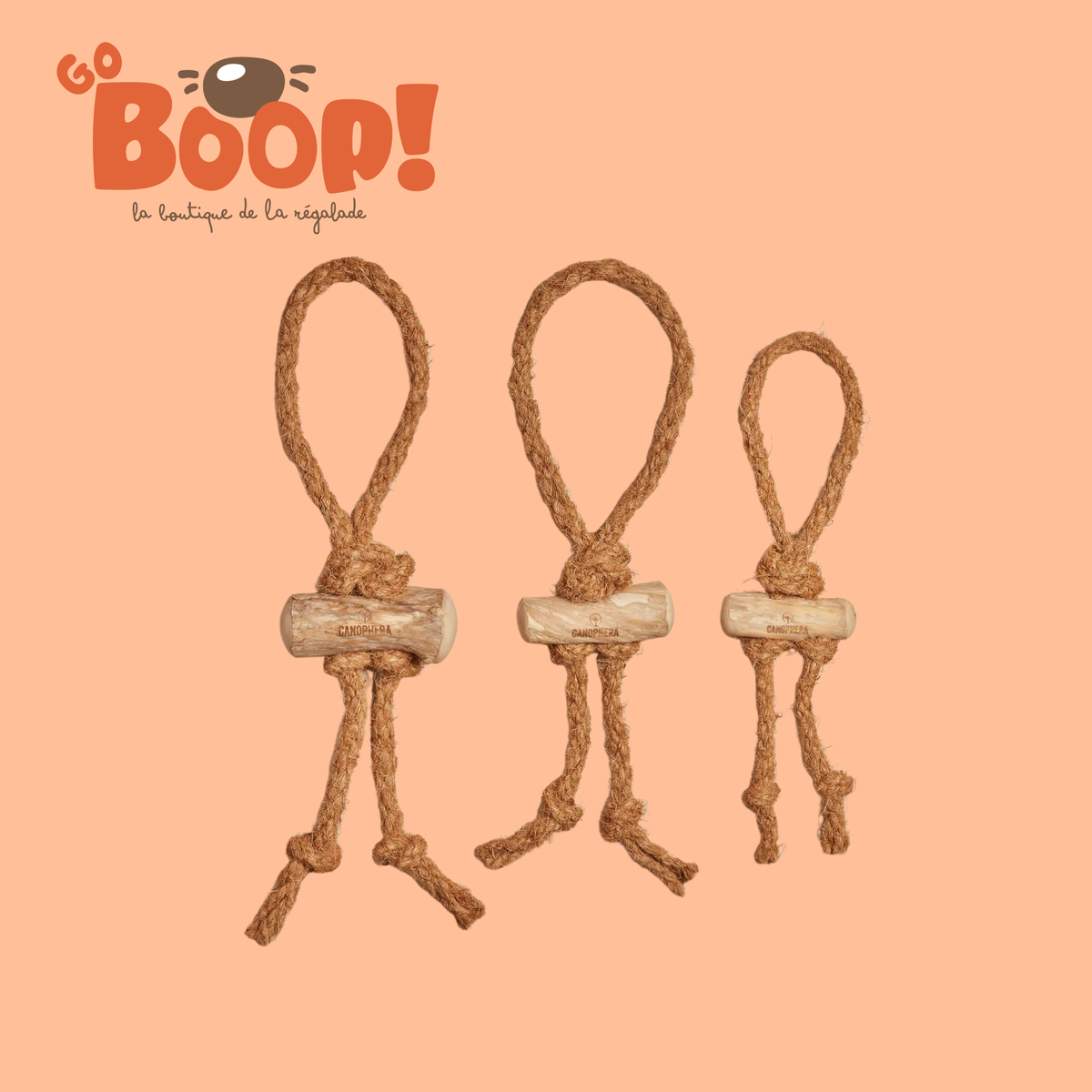 COCOTUG – Canophera Bâton à mâcher en bois de caféier & corde de coco 🥥🪵