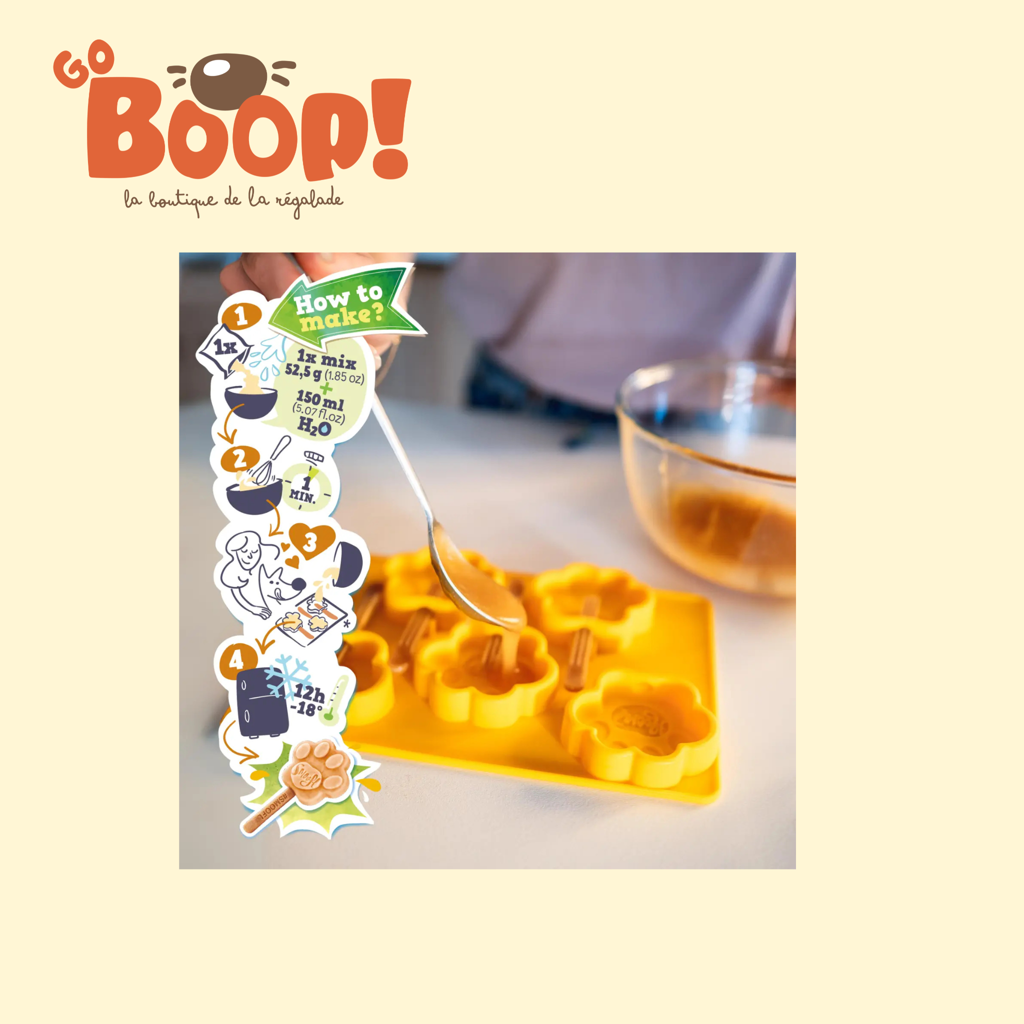Kit glace taille S 🍓🥜 - Smoofl Dog