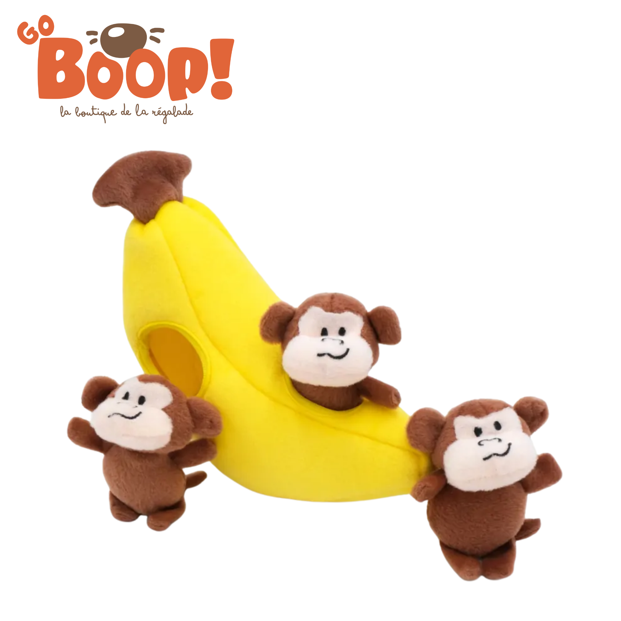 🍌🐒 ZippyPaws – Burrow Monkey 'n Banana