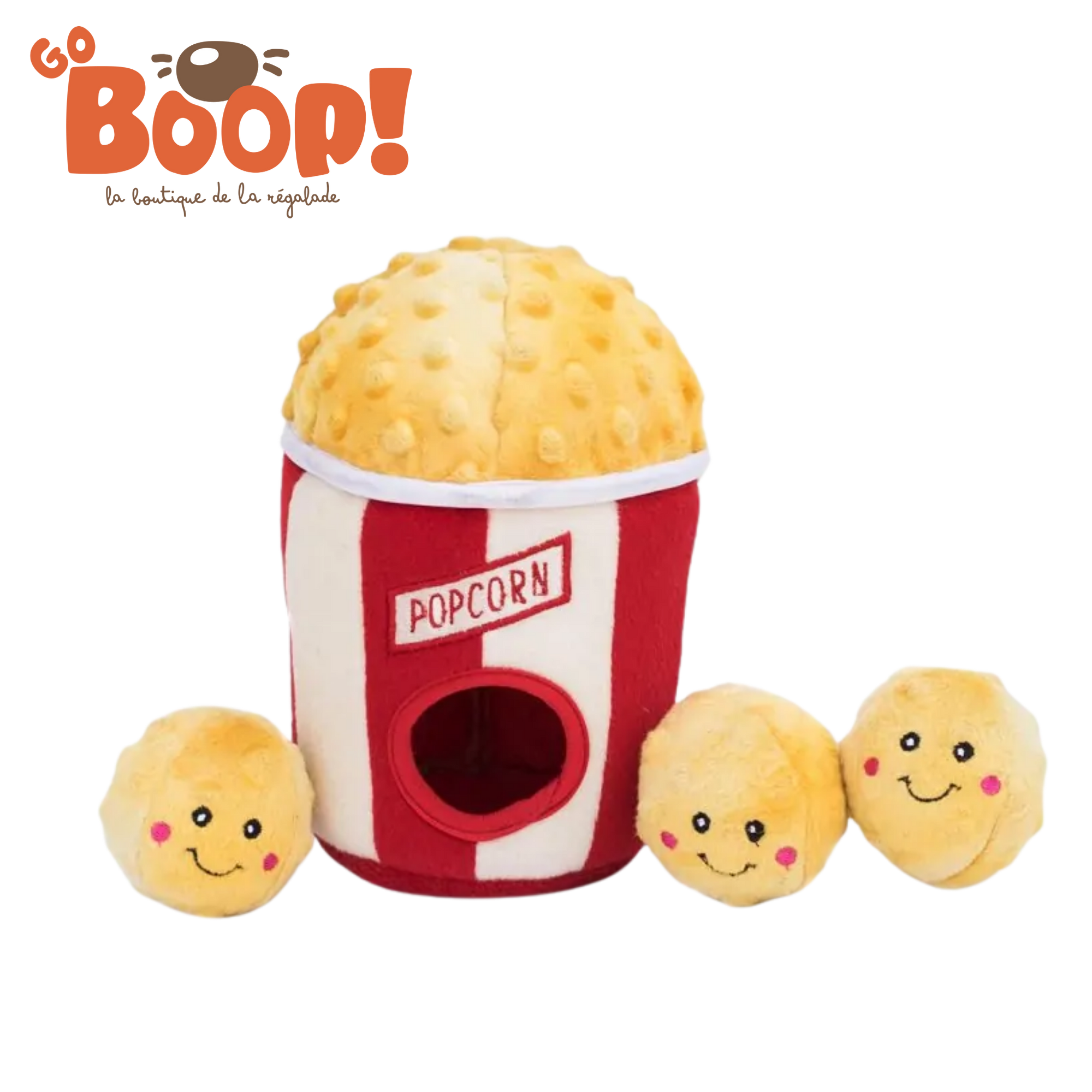 🍿 ZippyPaws – Burrow Popcorn Bucket