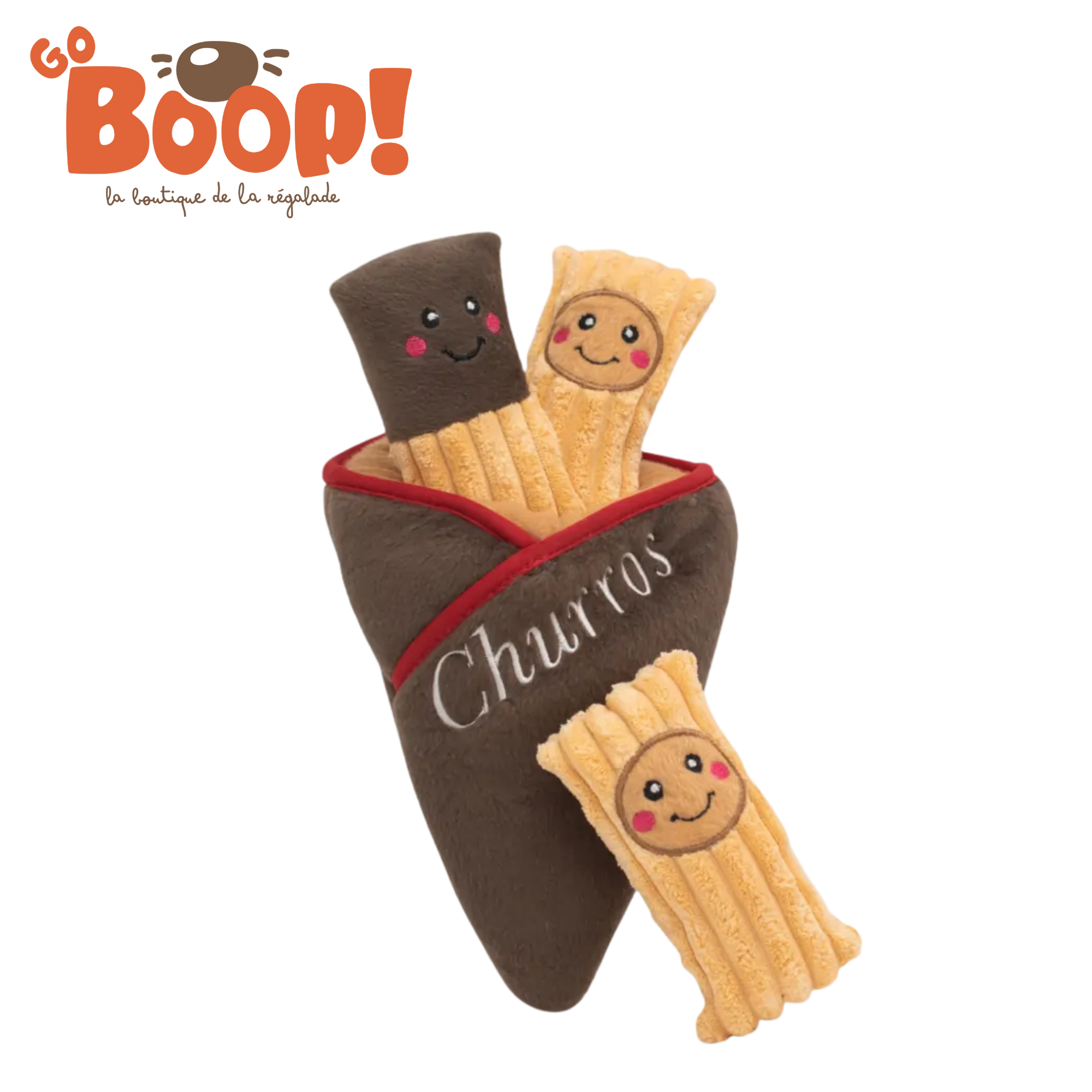 🌟 ZippyPaws – Burrow Churro Cone