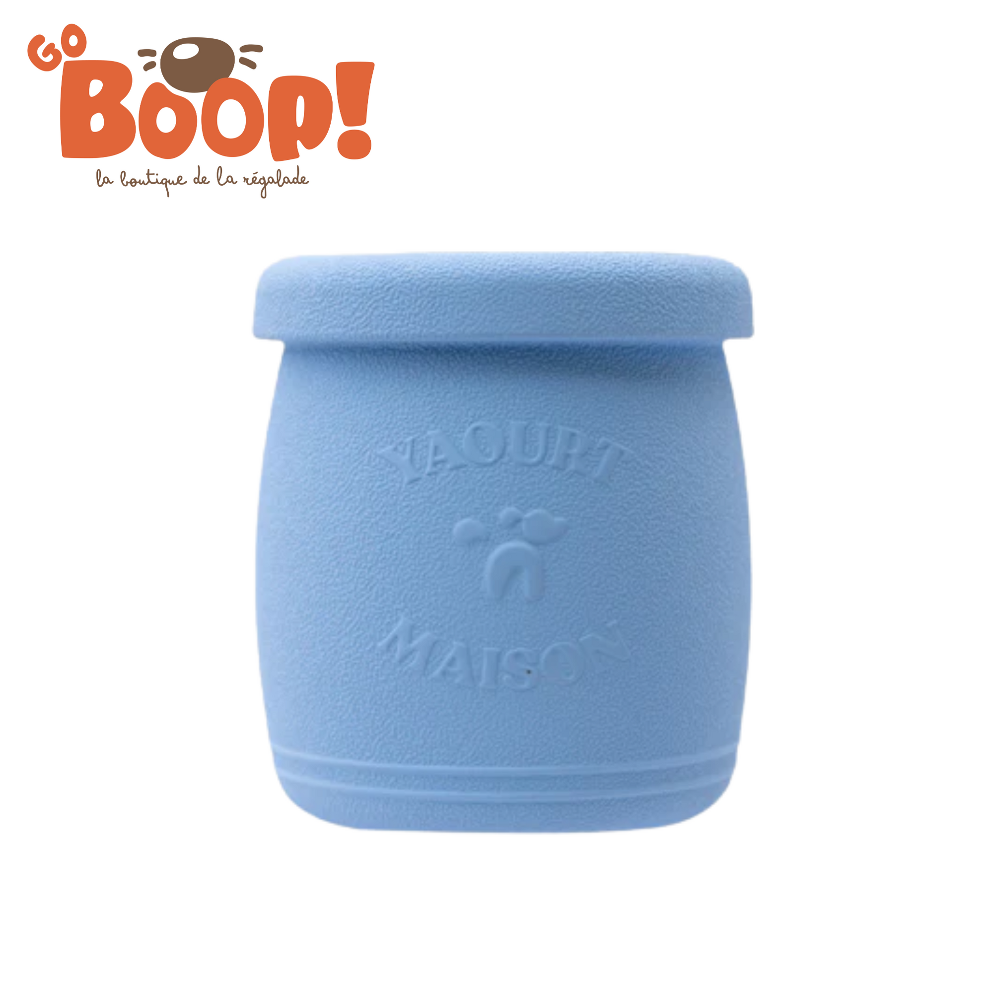 🍦 Yoomy Pot – Jouet d’occupation à remplir pour chien - Bleu