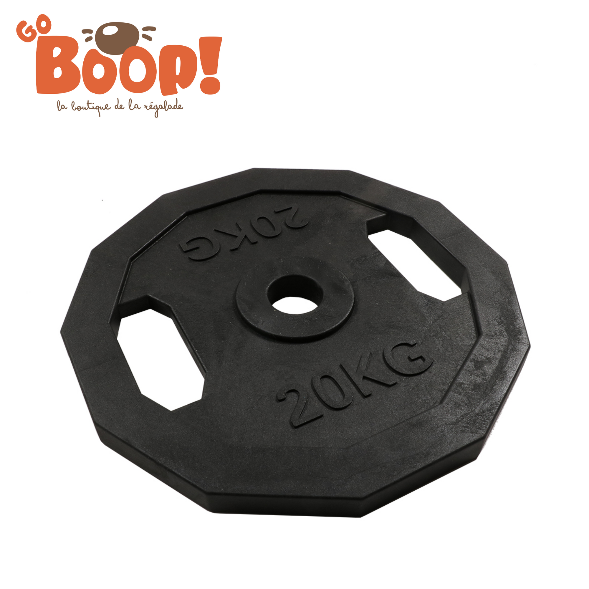 🏋️‍♂️ For The Gainz – Jouet pour Chien en Forme d'Haltère Noir