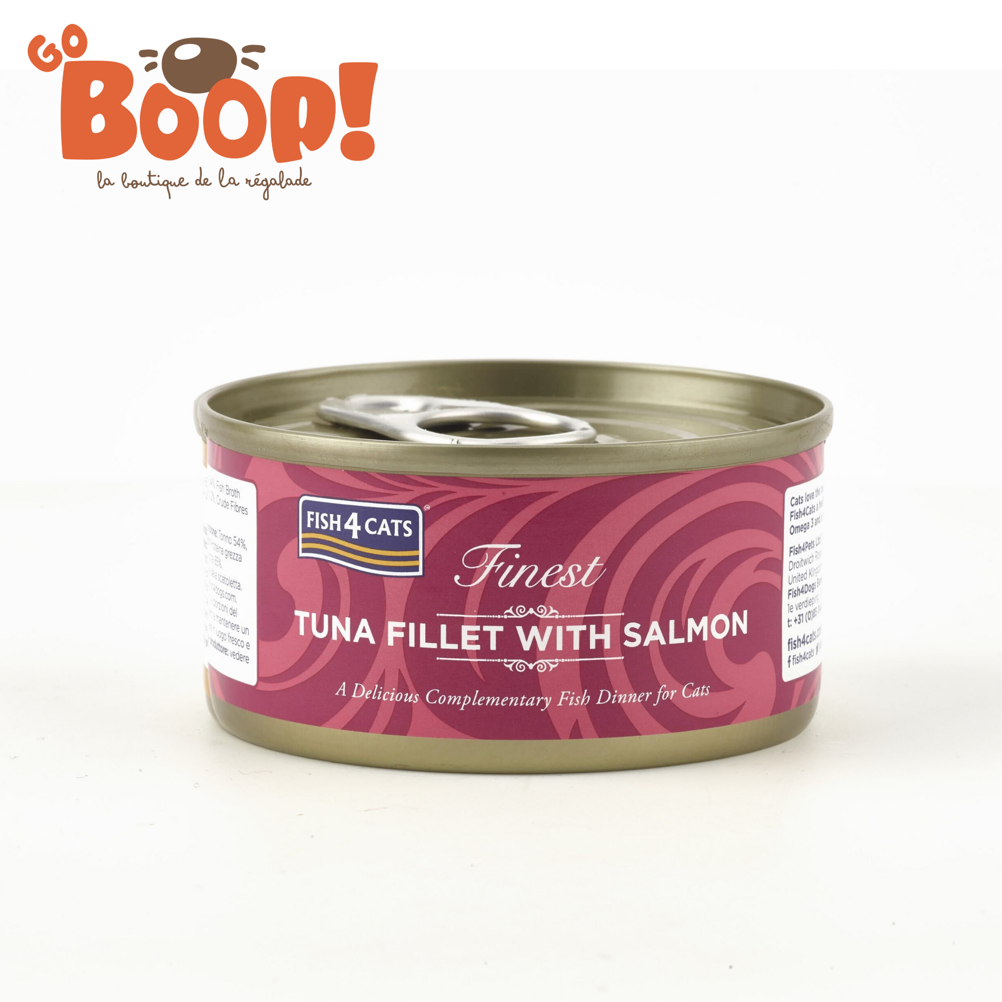 🎣 Fish4Cats Finest – Filet de thon & saumon (70 g)