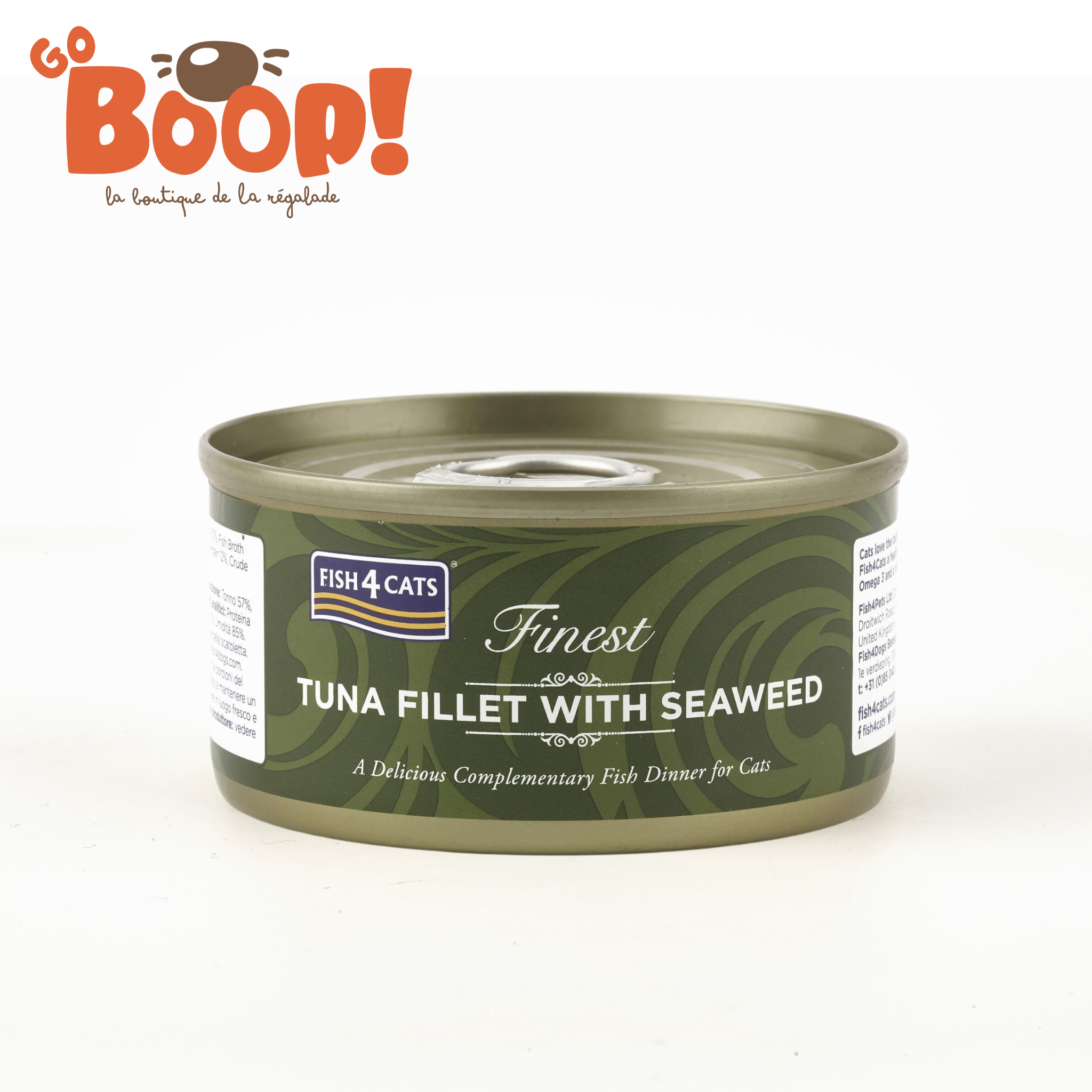 🐟 Fish4Cats Finest – Filet de thon aux algues (70 g)
