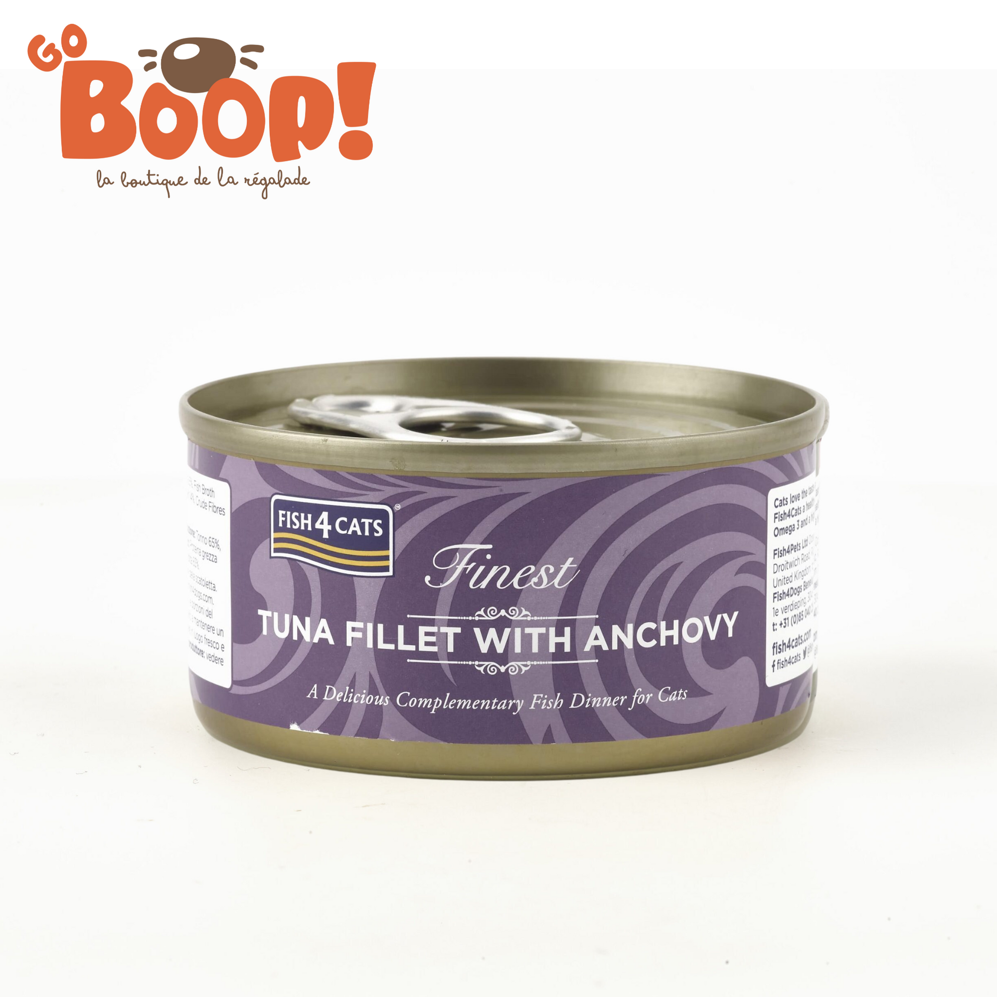 🐟 Fish4Cats Finest – Filet de thon aux anchois (70 g)