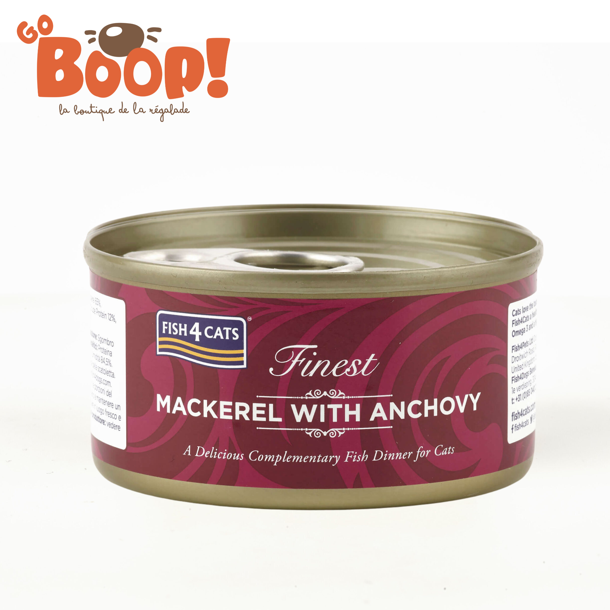 🐟 Fish4Cats Finest – Filet de maquereau aux anchois (70 g)