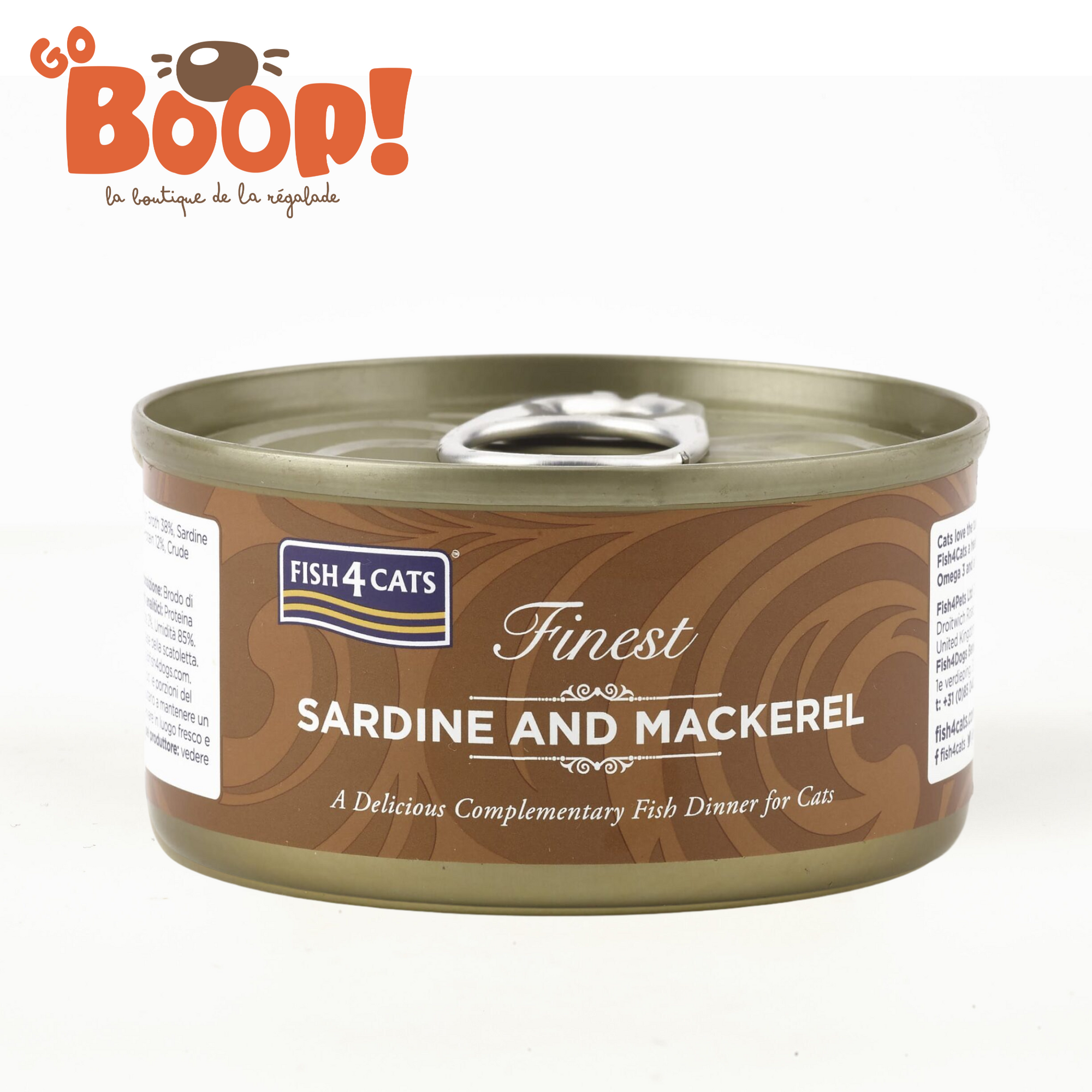🐟 Fish4Cats Finest – Sardine et Maquereau (70 g)