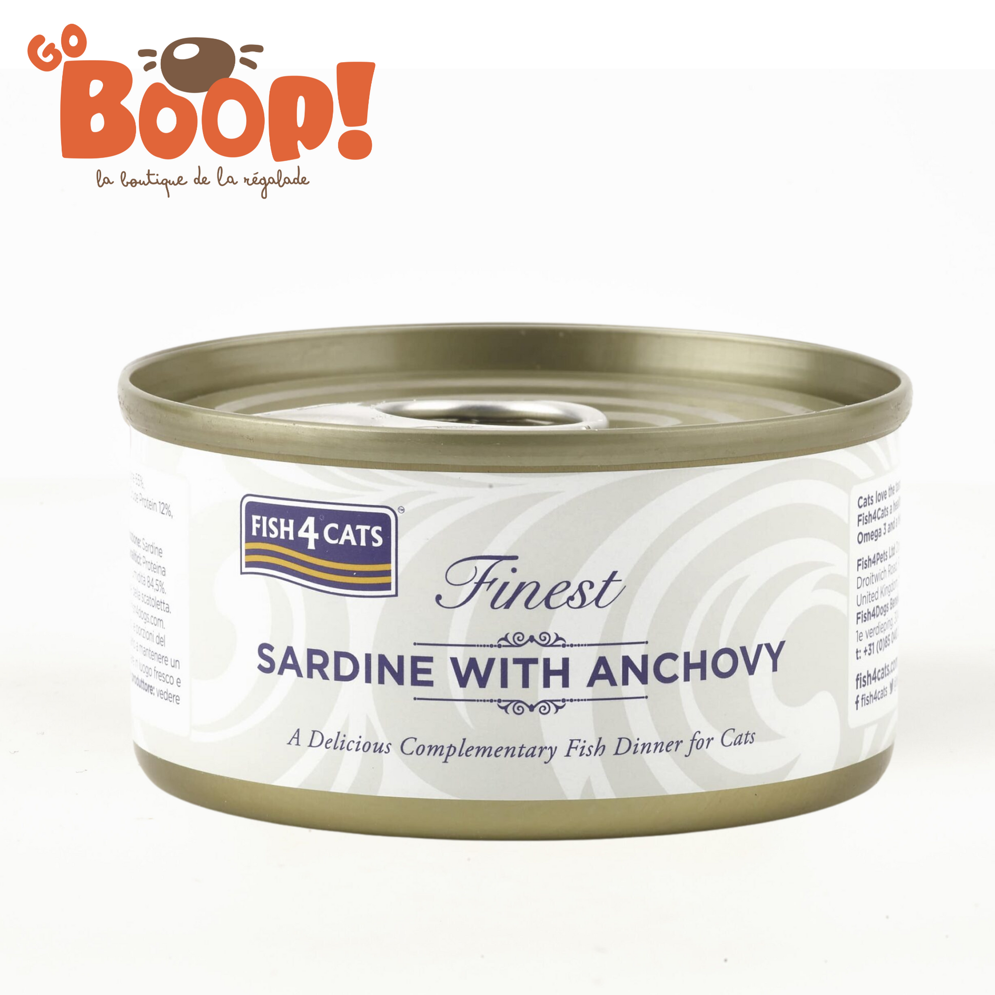 🐟 Fish4Cats Finest – Sardine et Crevettes (70 g)