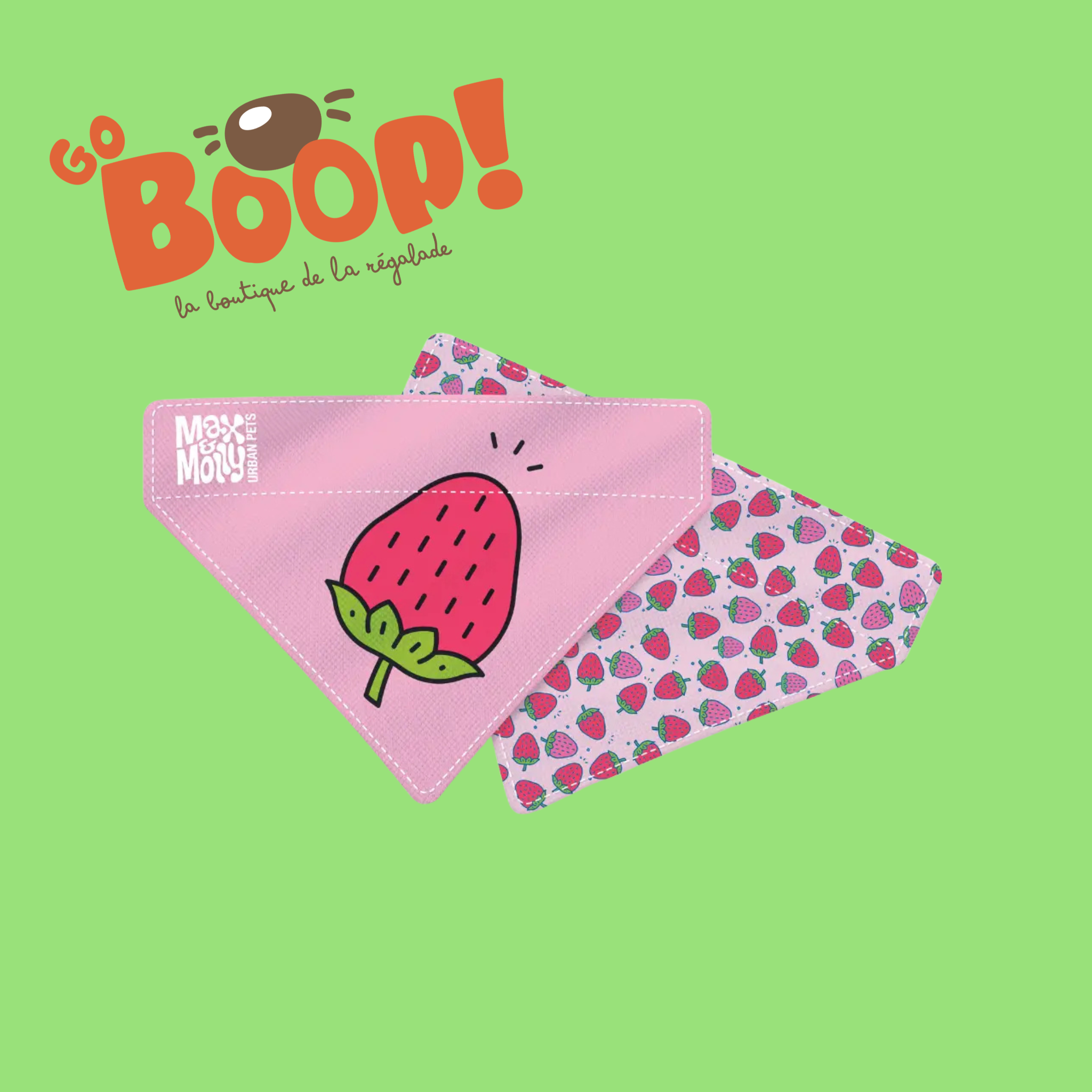 Bandana réversible - Tagada 🍓🩷