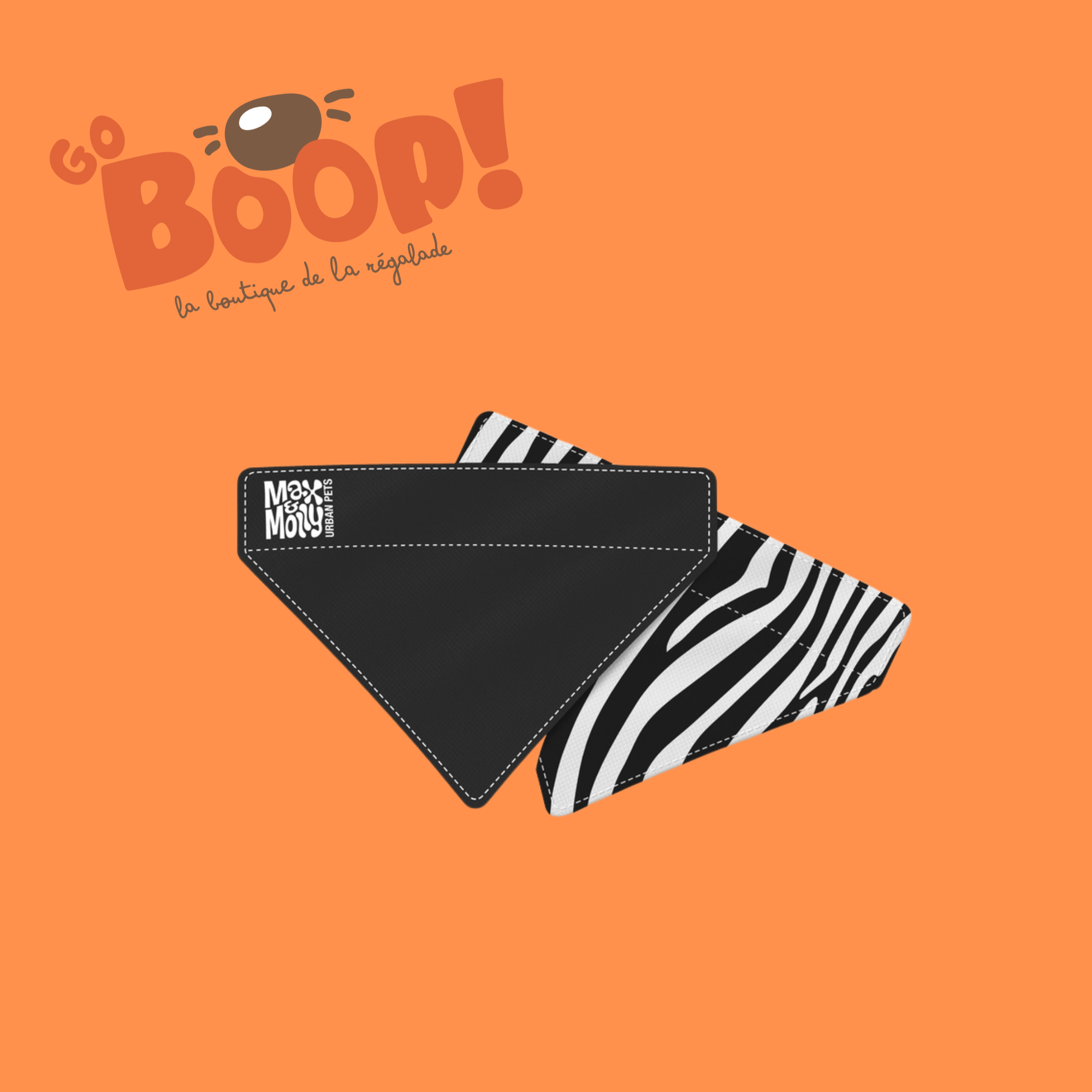 Bandana réversible - Safari 🦓🖤