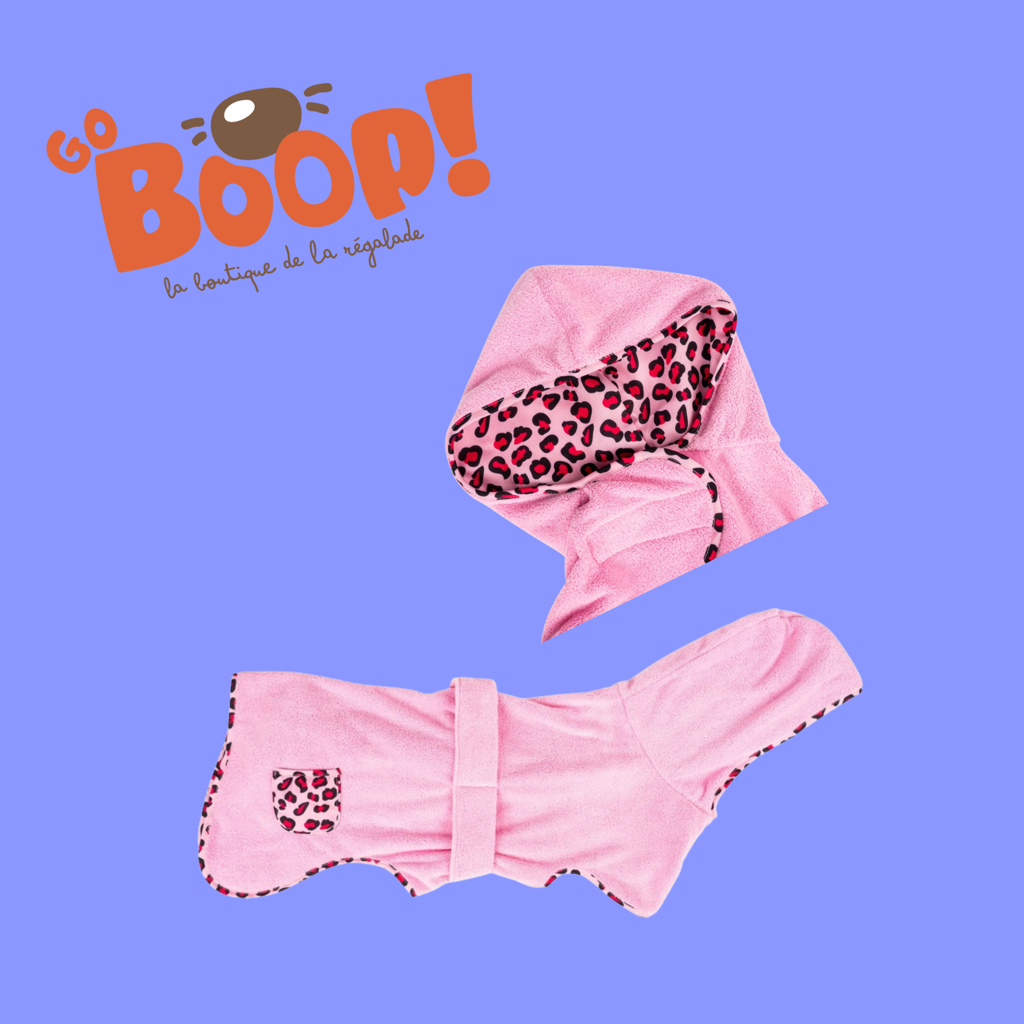 Peignoir Rosy Leopard - 🐆🩷