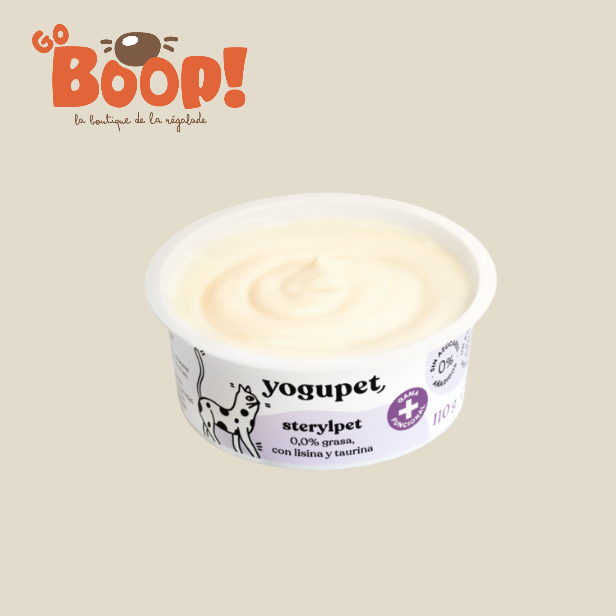 Yogupet Sterylpet pour chat 😺✨– Yaourt sans lactose (110g)