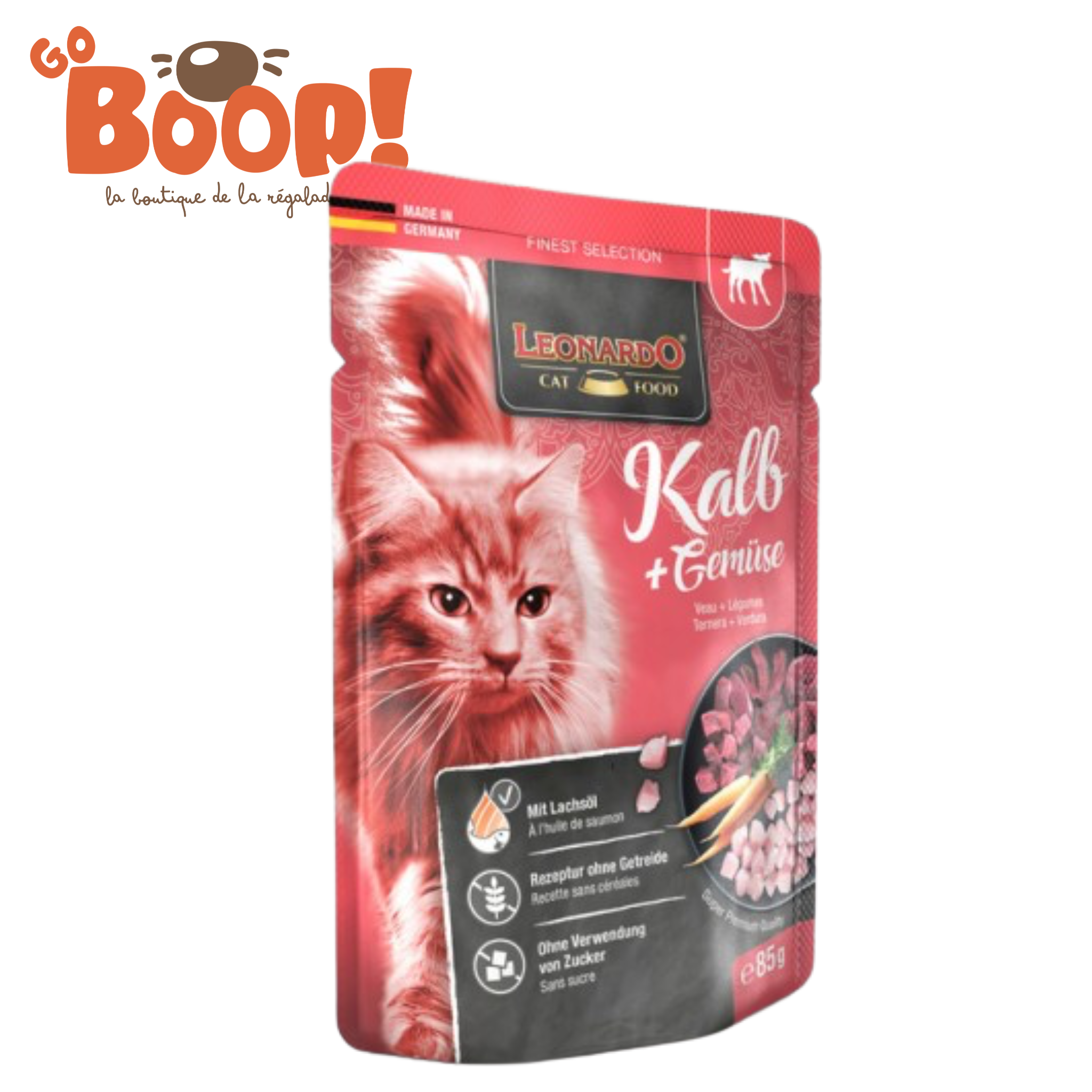 🐄 Leonardo Sachet Fraîcheur Veau & Légumes – 85 g