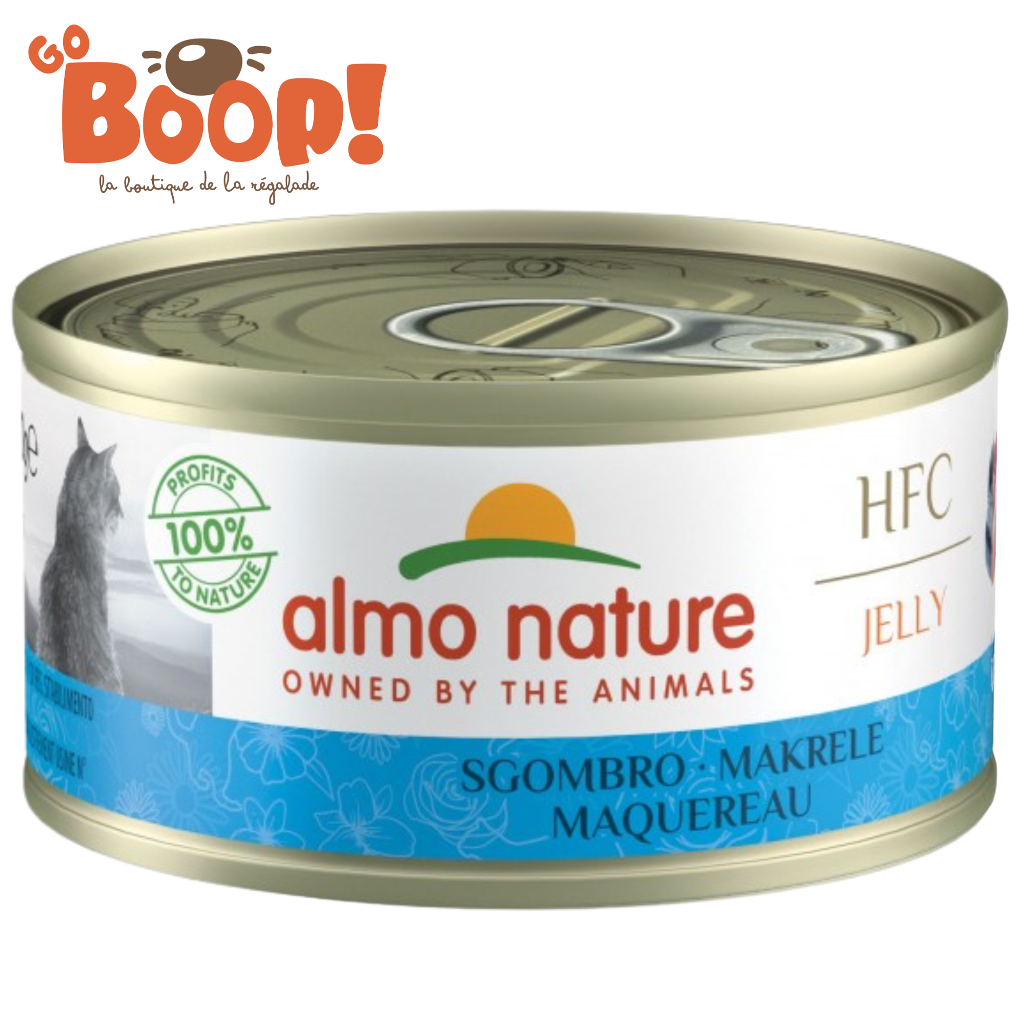 🐟 Almo Nature HFC Natural Adult Cat — Thon & Coques 70 g
