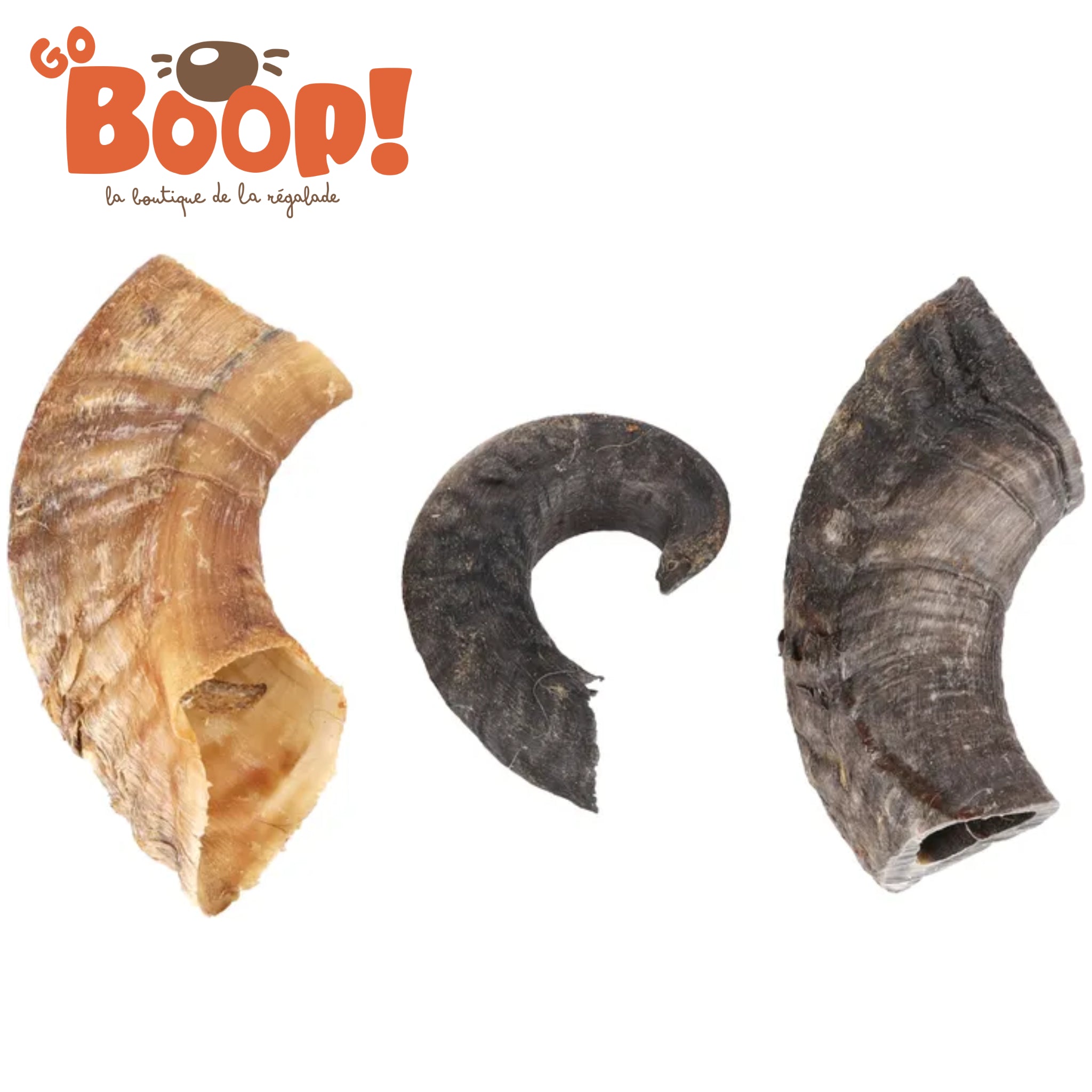 Corne de mouton – Friandise naturelle à mâcher pour chien