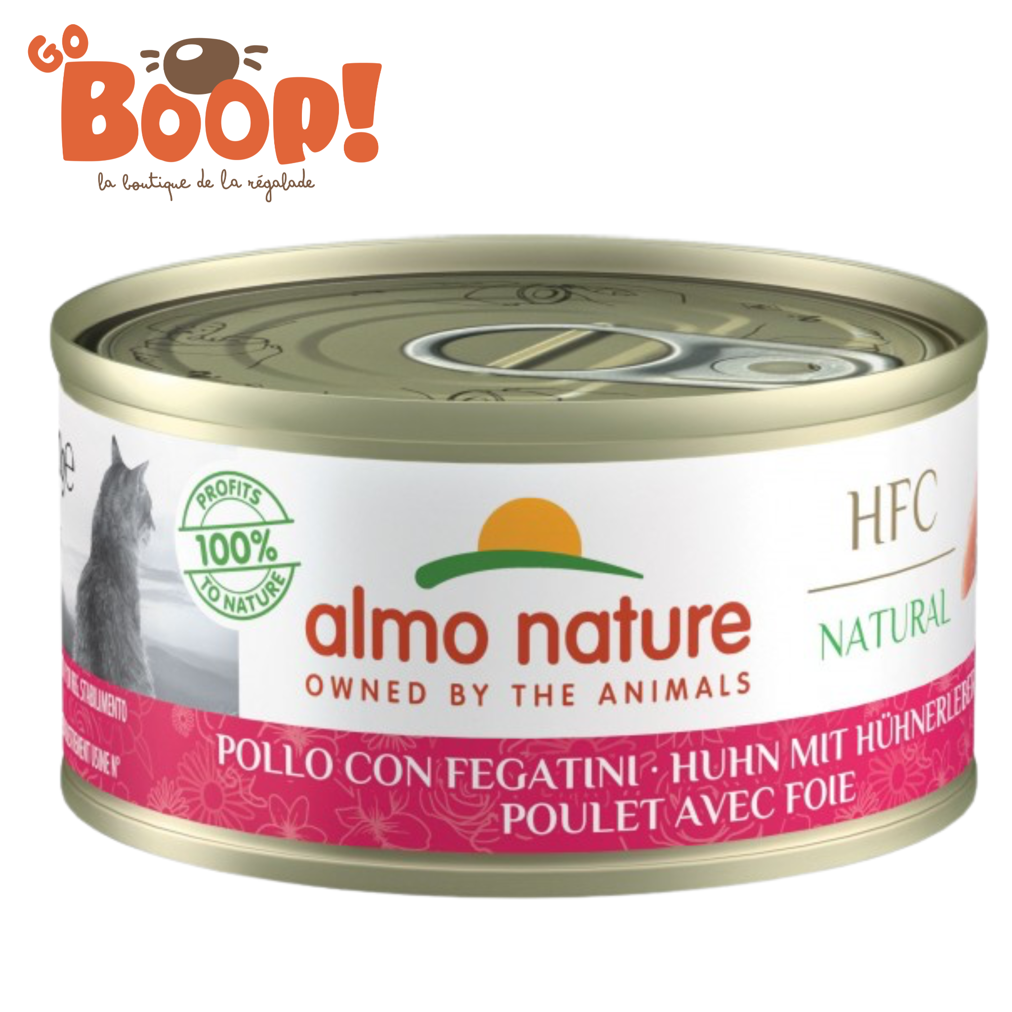 🍗 Almo Nature HFC Natural Adult Cat – Poulet & Foie 70 g