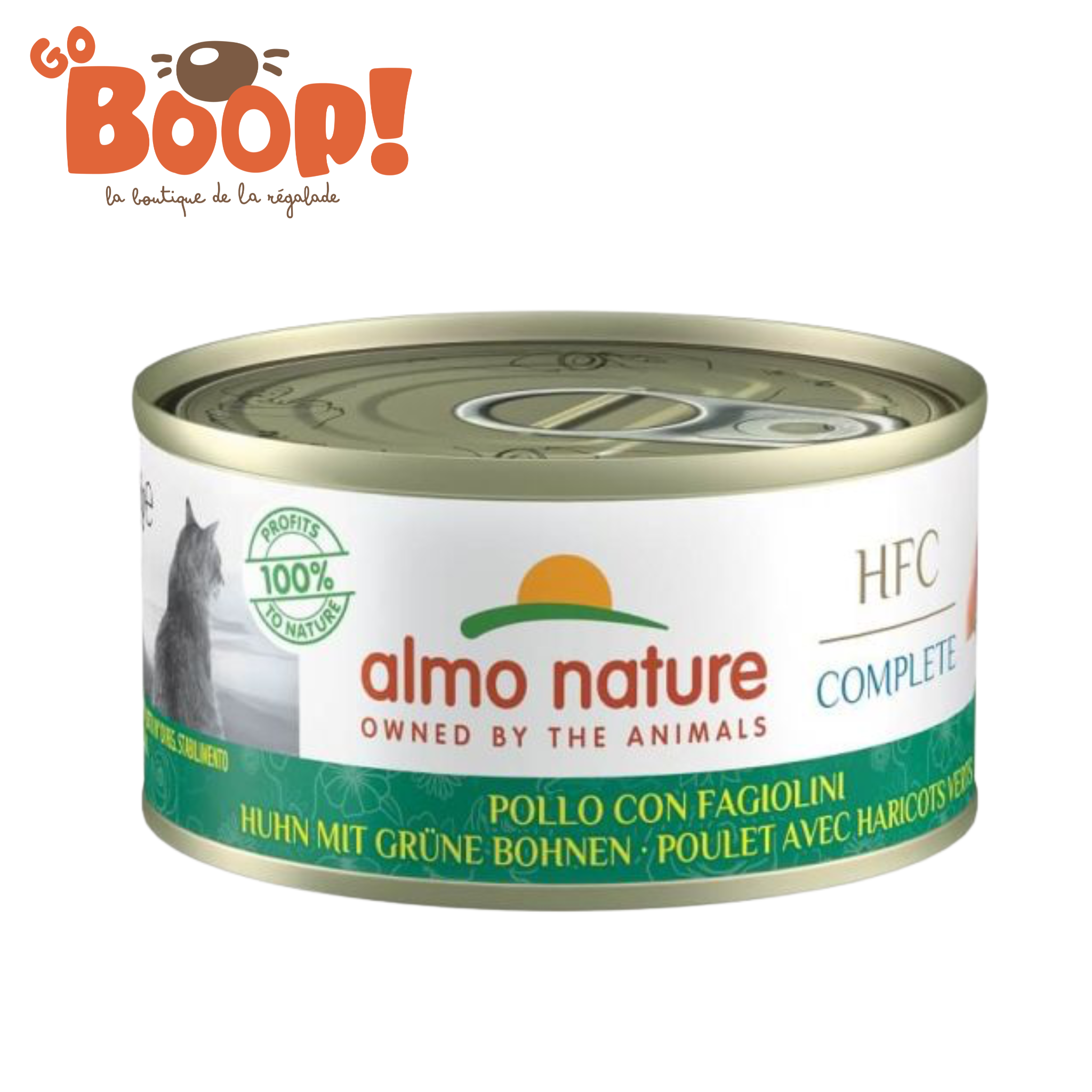 🐔 Almo Nature Chat Complete HFC Poulet & Haricots Verts – 70 g
