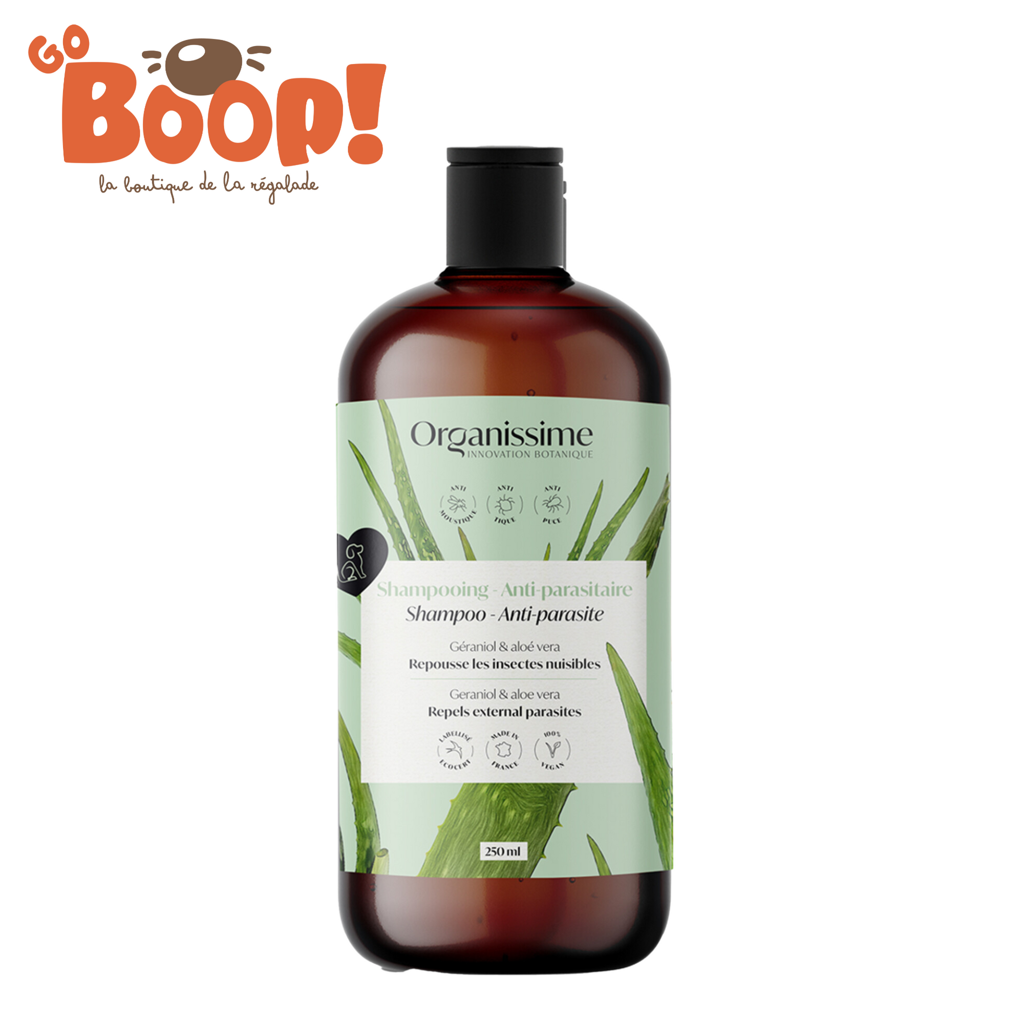 🛡️ Shampooing Antiparasitaire Organissime – 250 ml