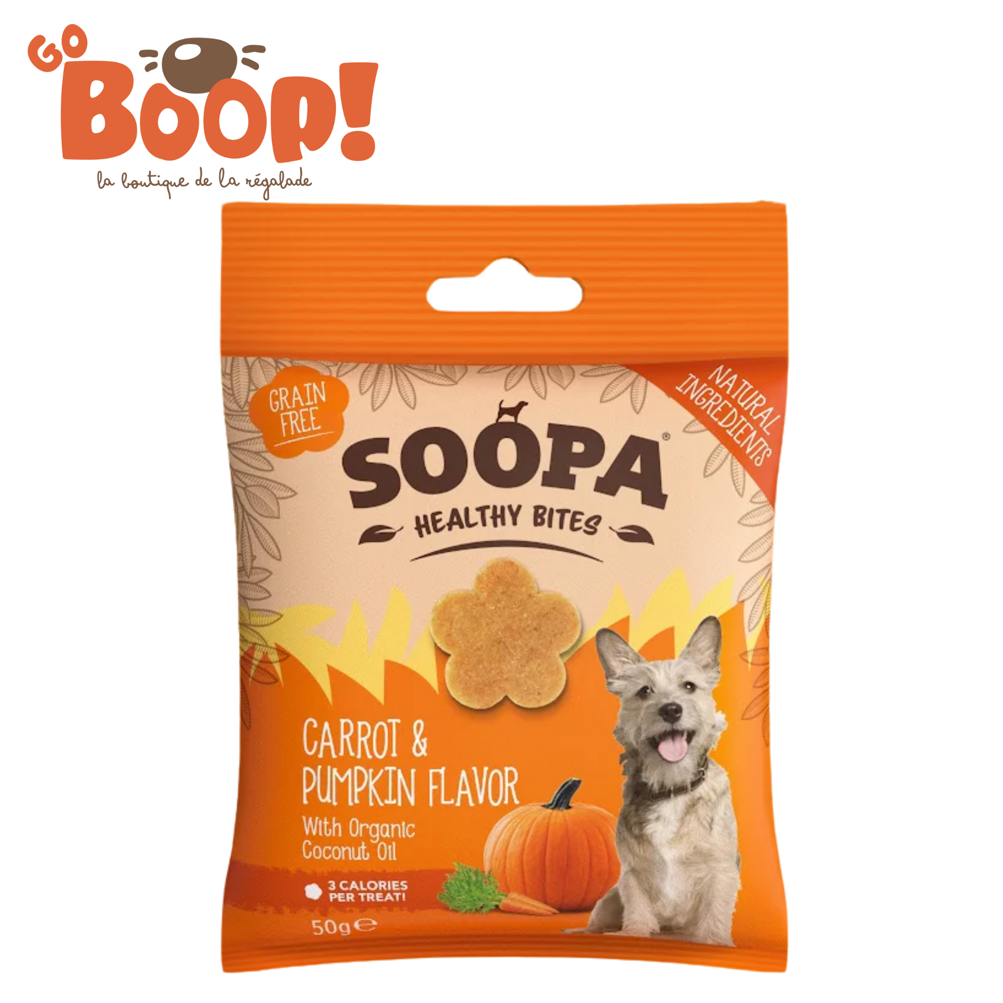 Soopa hypoallergénique - Carotte Potiron 50G