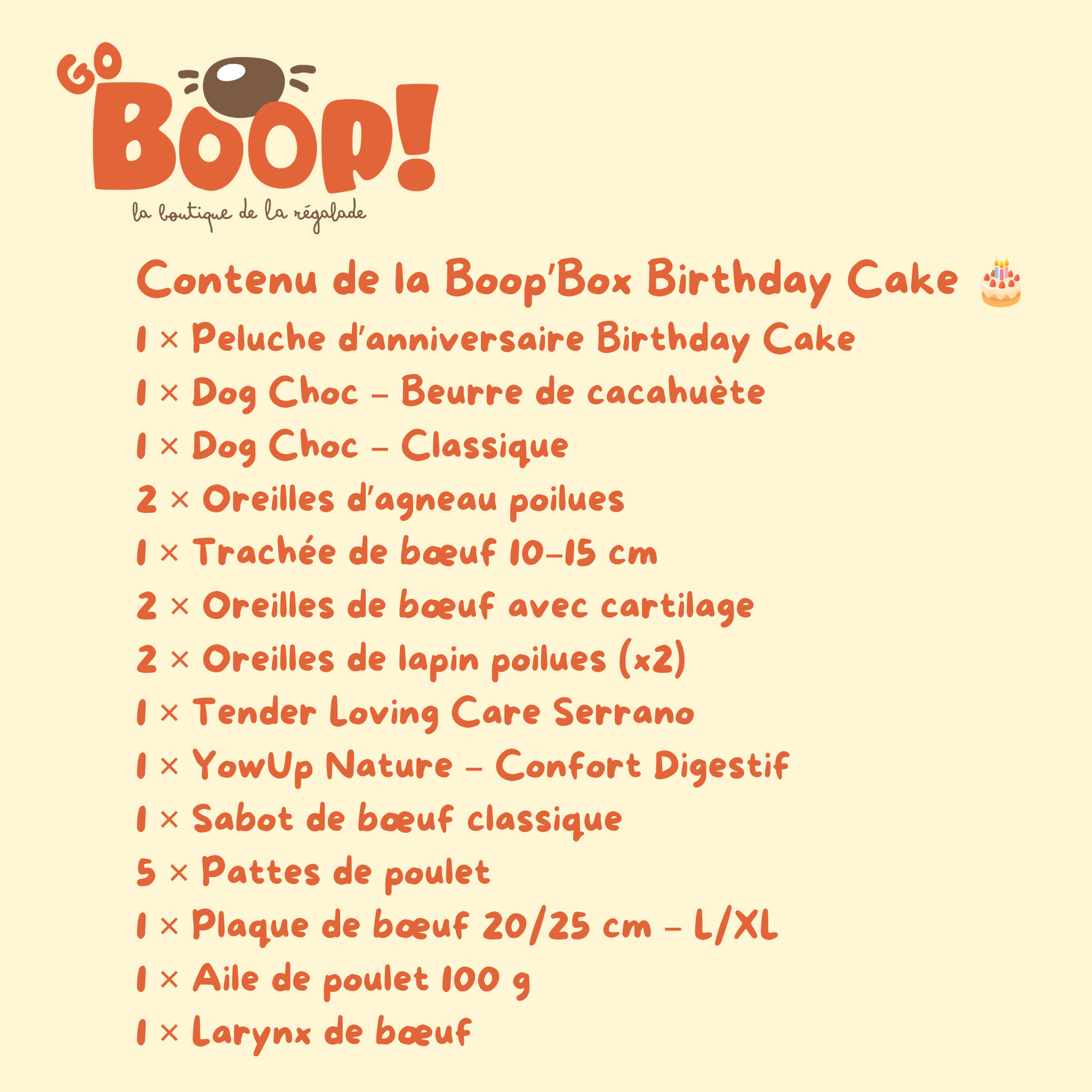 La Boop’Box Birthday - Doudou Cake 🎂