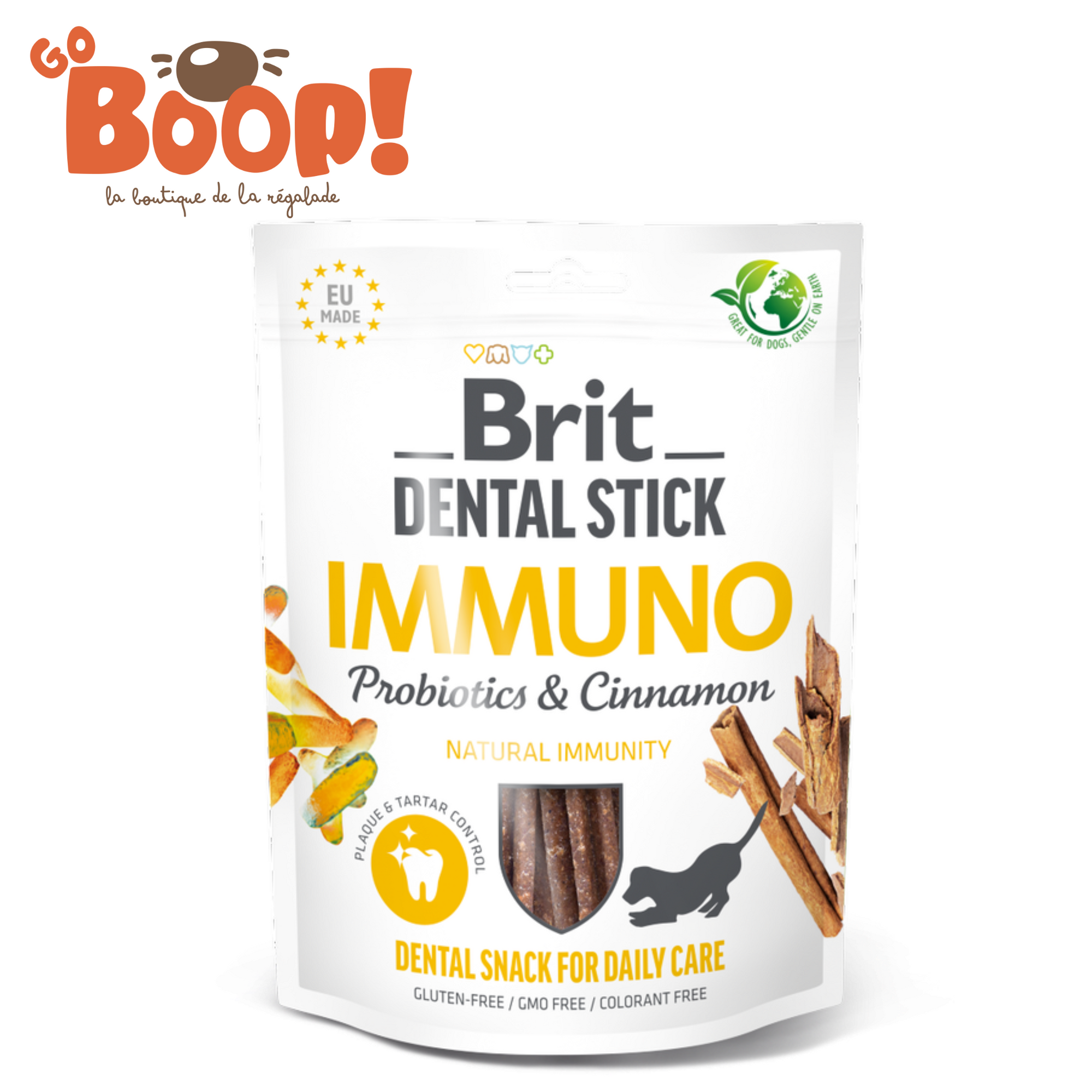 Brit Dental Stick Immunité - Probiotique Cannelle X7