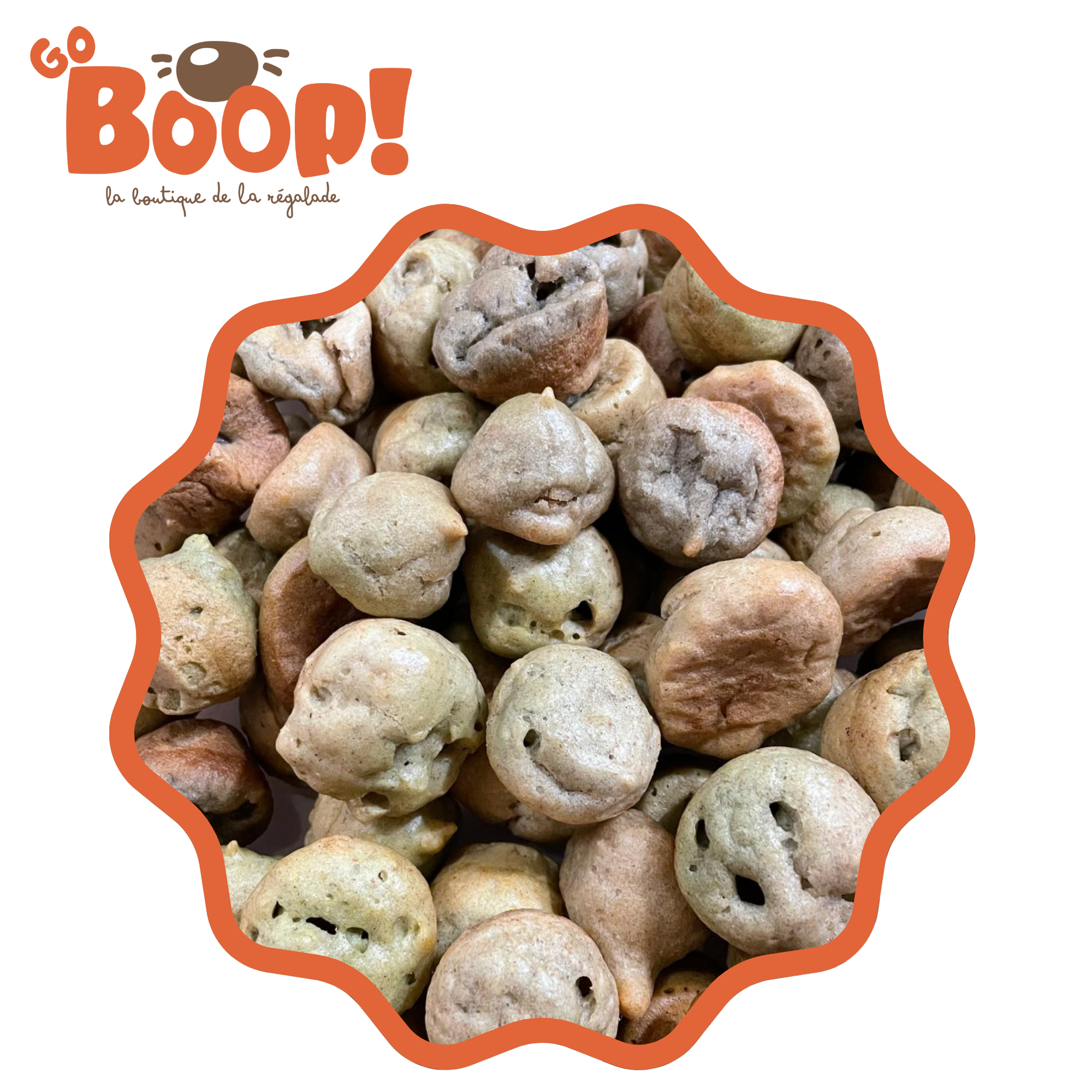 🧁 Boopie “Choo” – Oeuf, Cacahuète & Myrtille X14