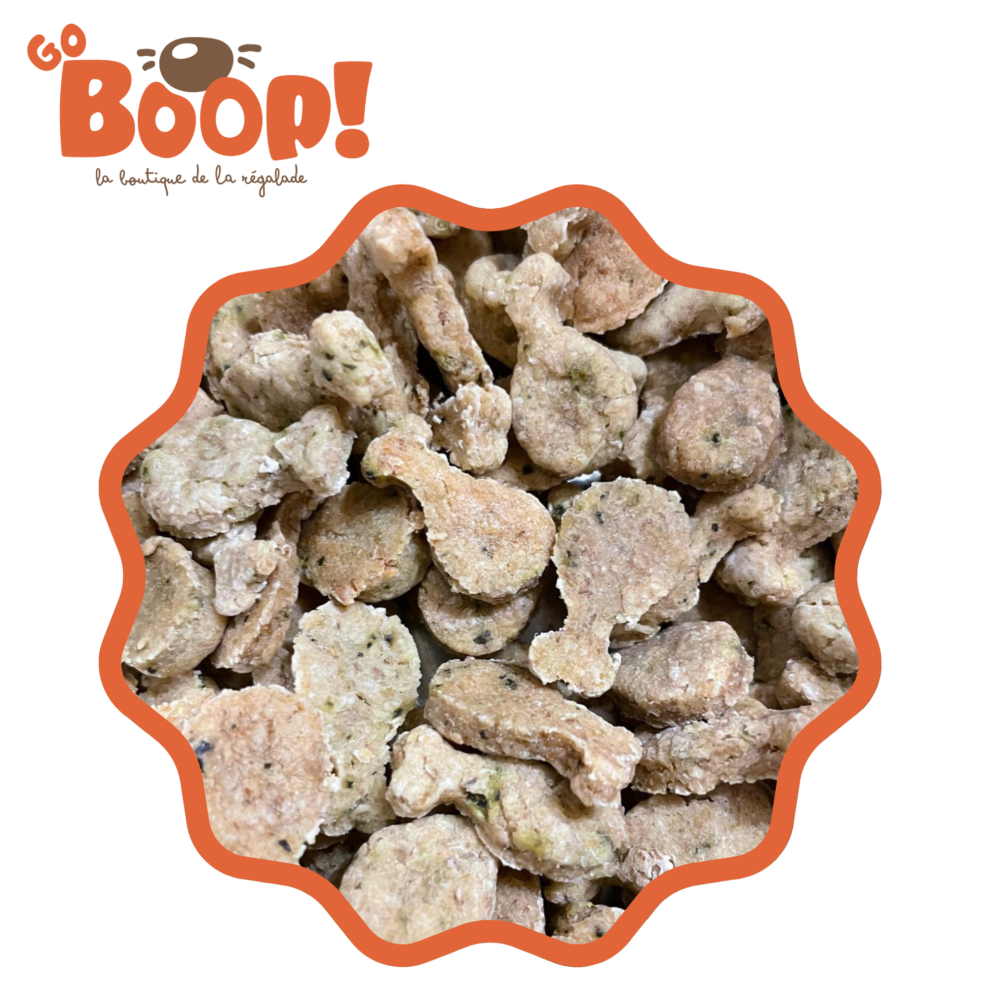 🐔 Boopie “Crazy Chicken” – Poulet vapeur, Courgette & Flocons d’avoine