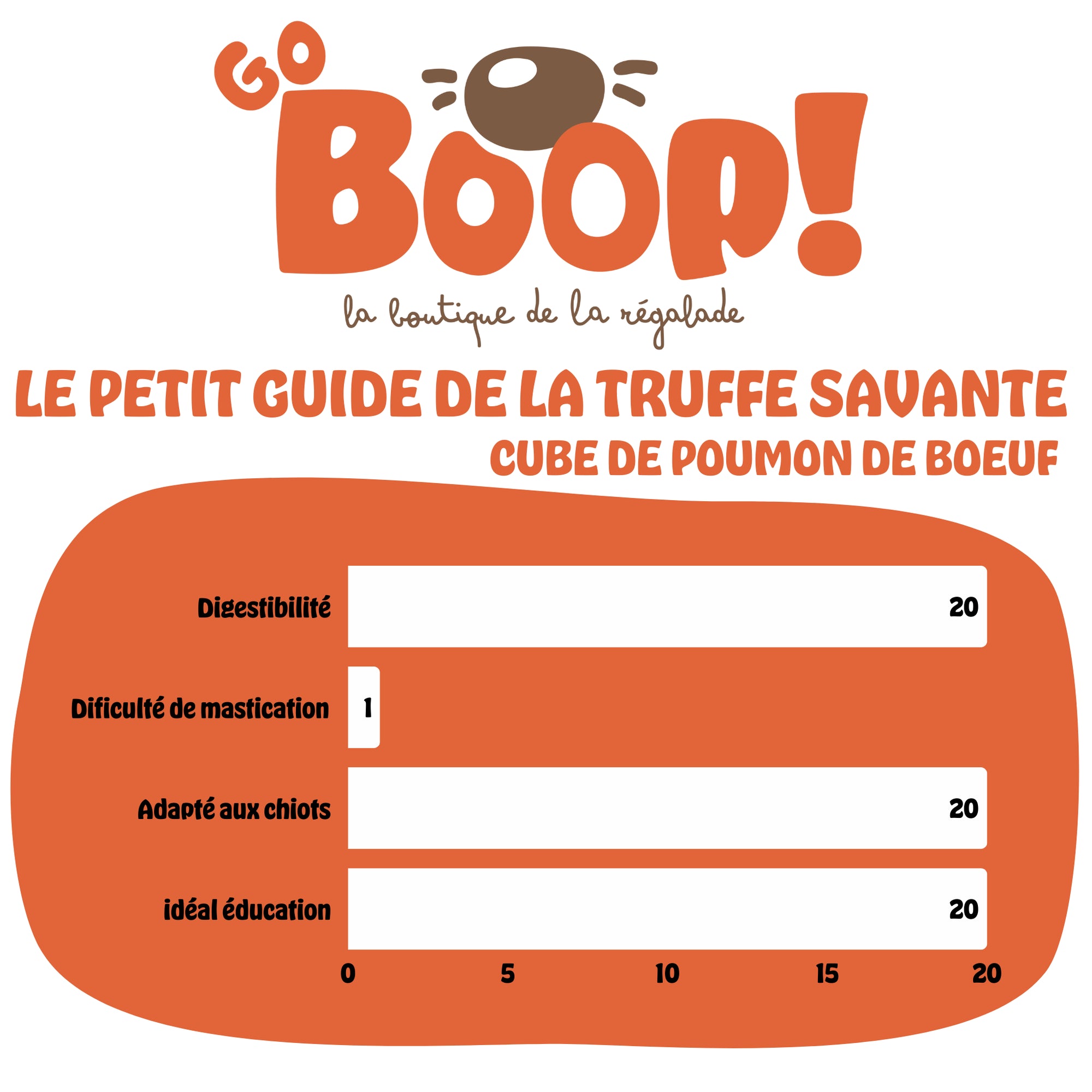 Cubes de poumon de bœuf – Friandise naturelle à mâcher pour chien