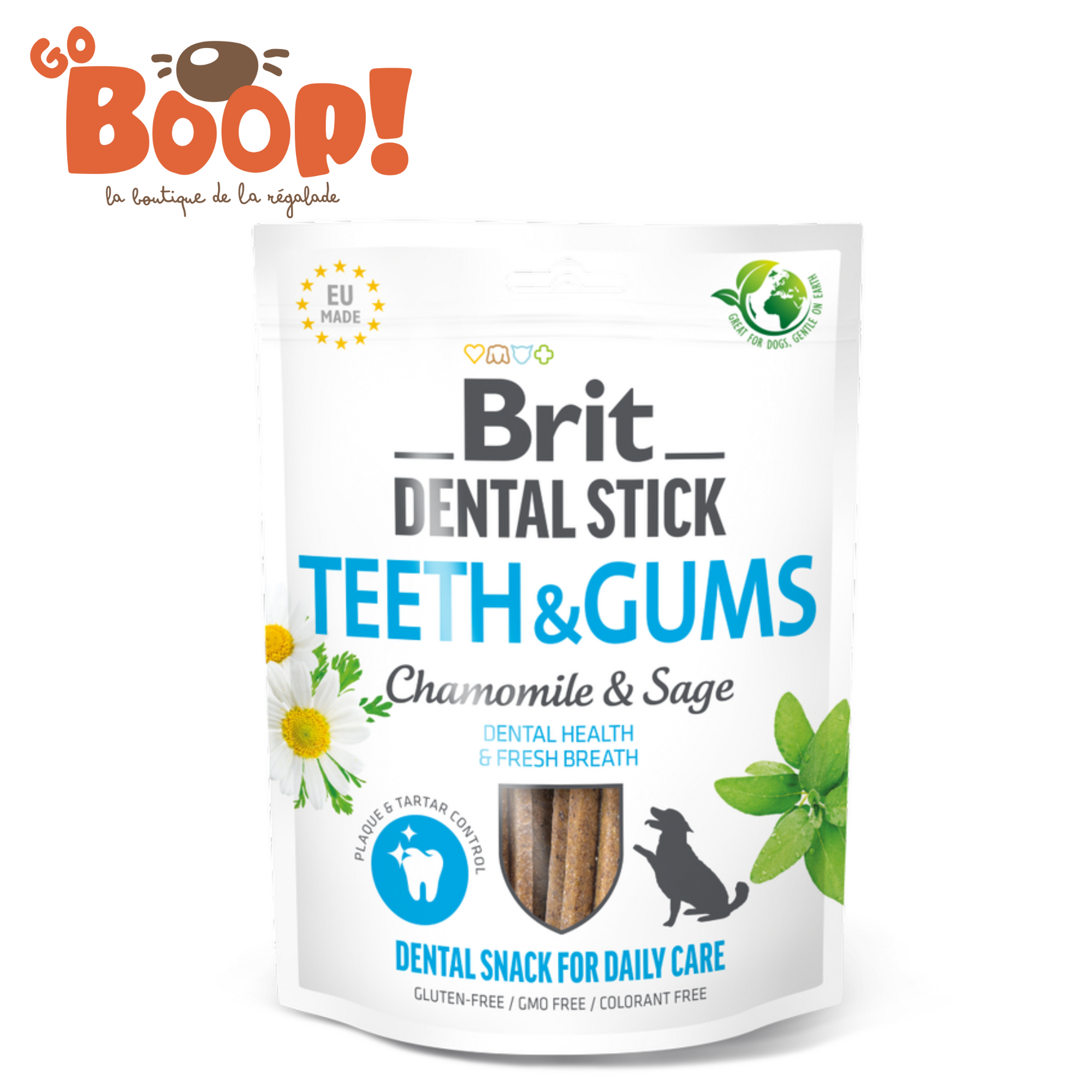 Brit Dental Stick Haleine - Sauge et Camomille X7