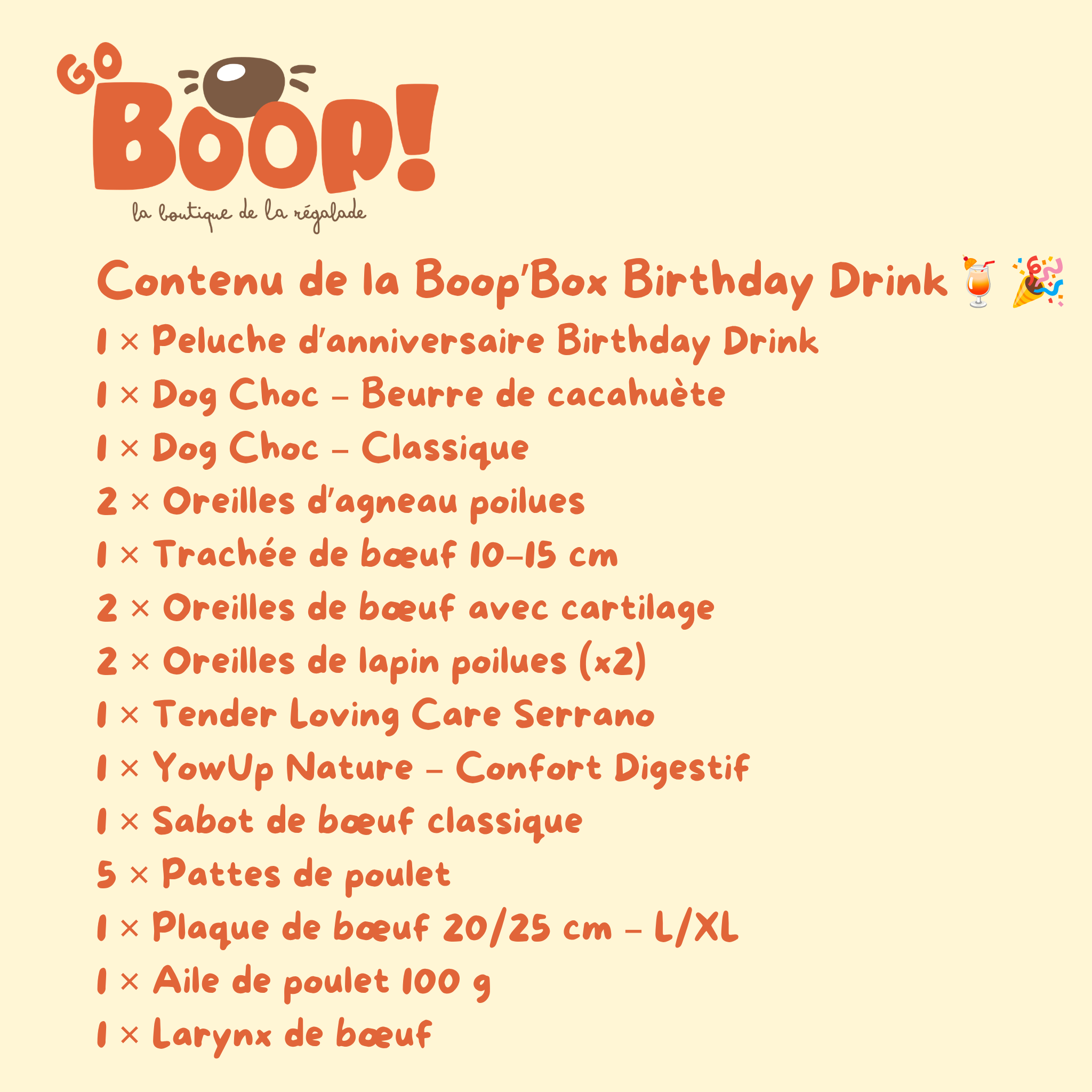 La Boop’Box Birthday - Doudou Drink 🍹🎉