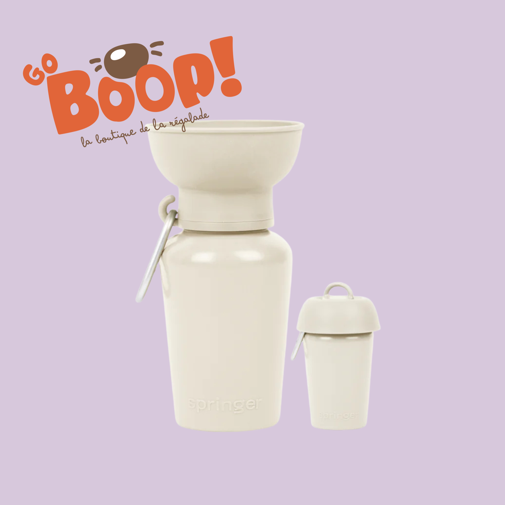 Springer - Gourde de voyage Flip Dog 🐶💦 (590ML)