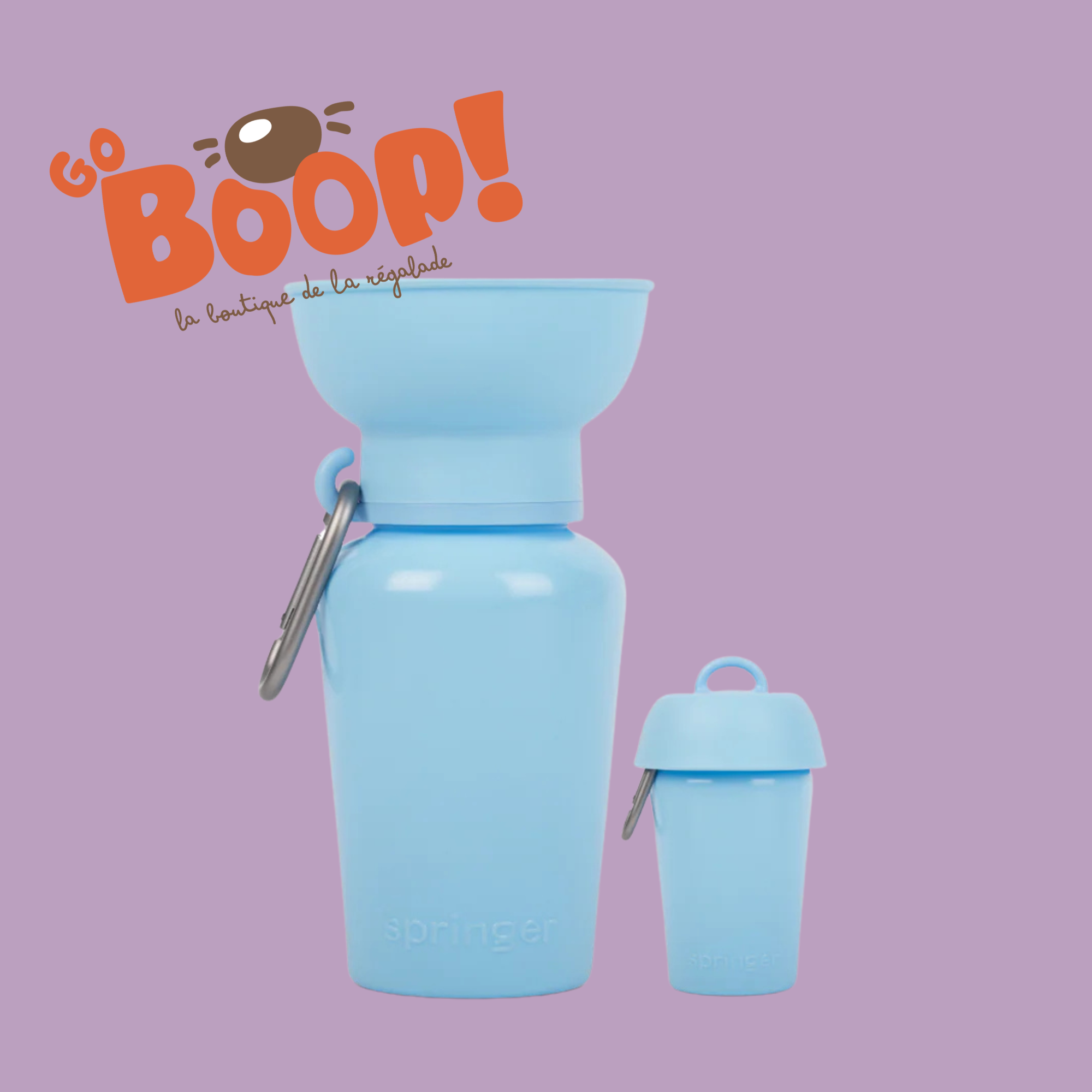 Springer - Gourde de voyage Flip Dog 🐶💦 (590ML)