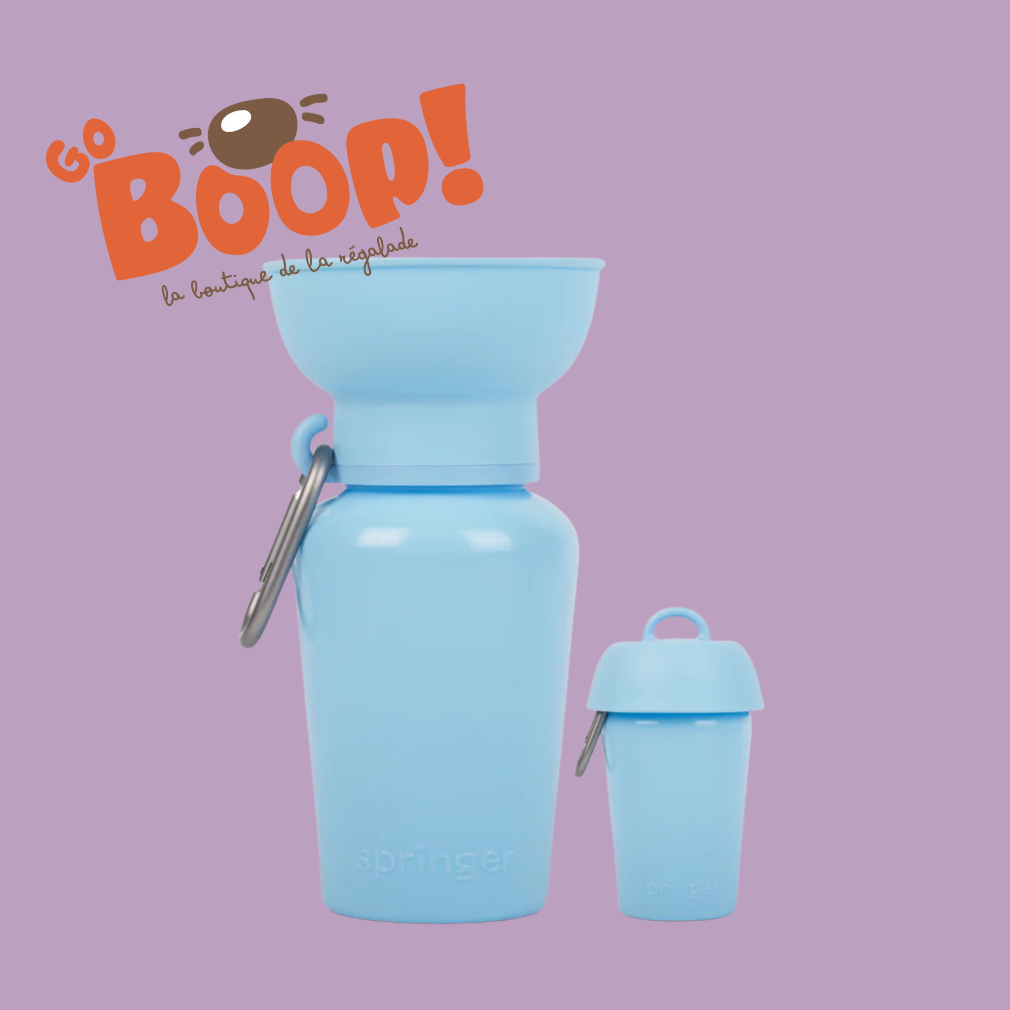 Springer - Gourde de voyage Flip Dog 🐶💦 (590ML)