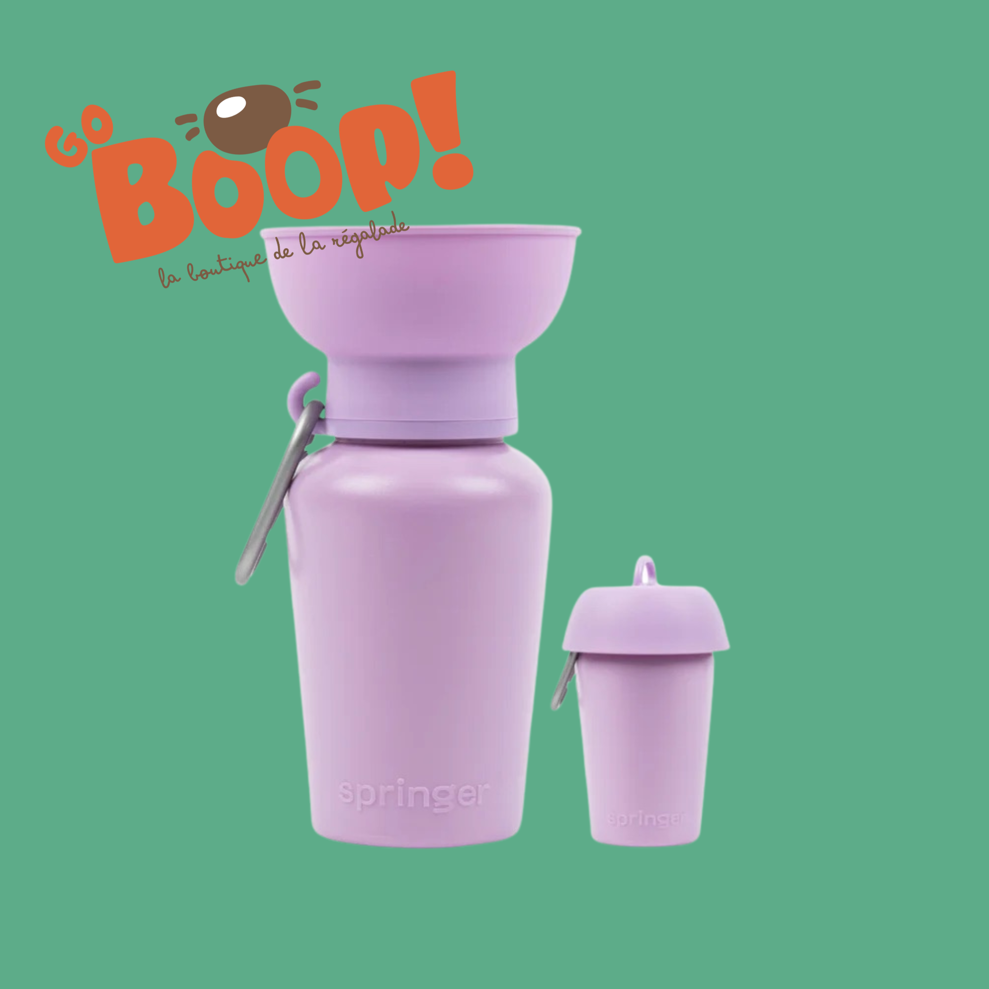 Springer - Gourde de voyage Flip Dog 🐶💦 (590ML)
