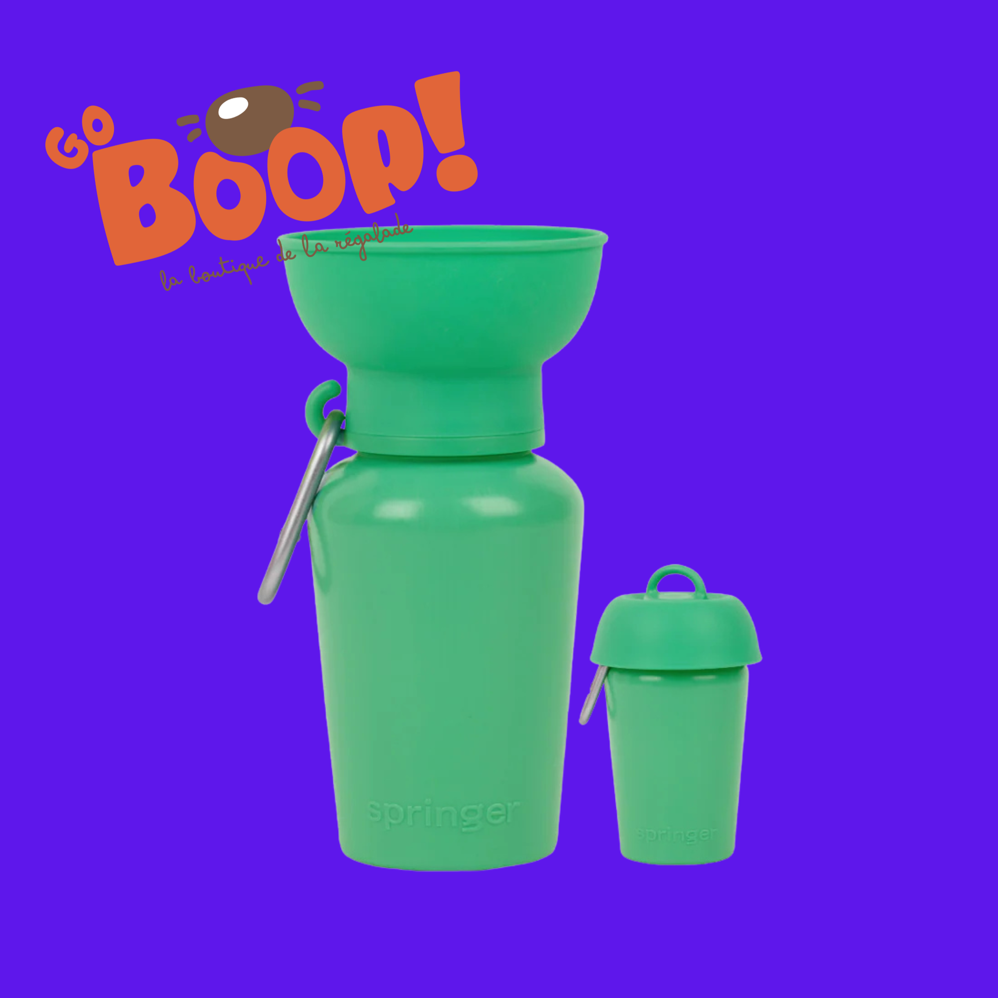 Springer - Gourde de voyage Flip Dog 🐶💦 (590ML)