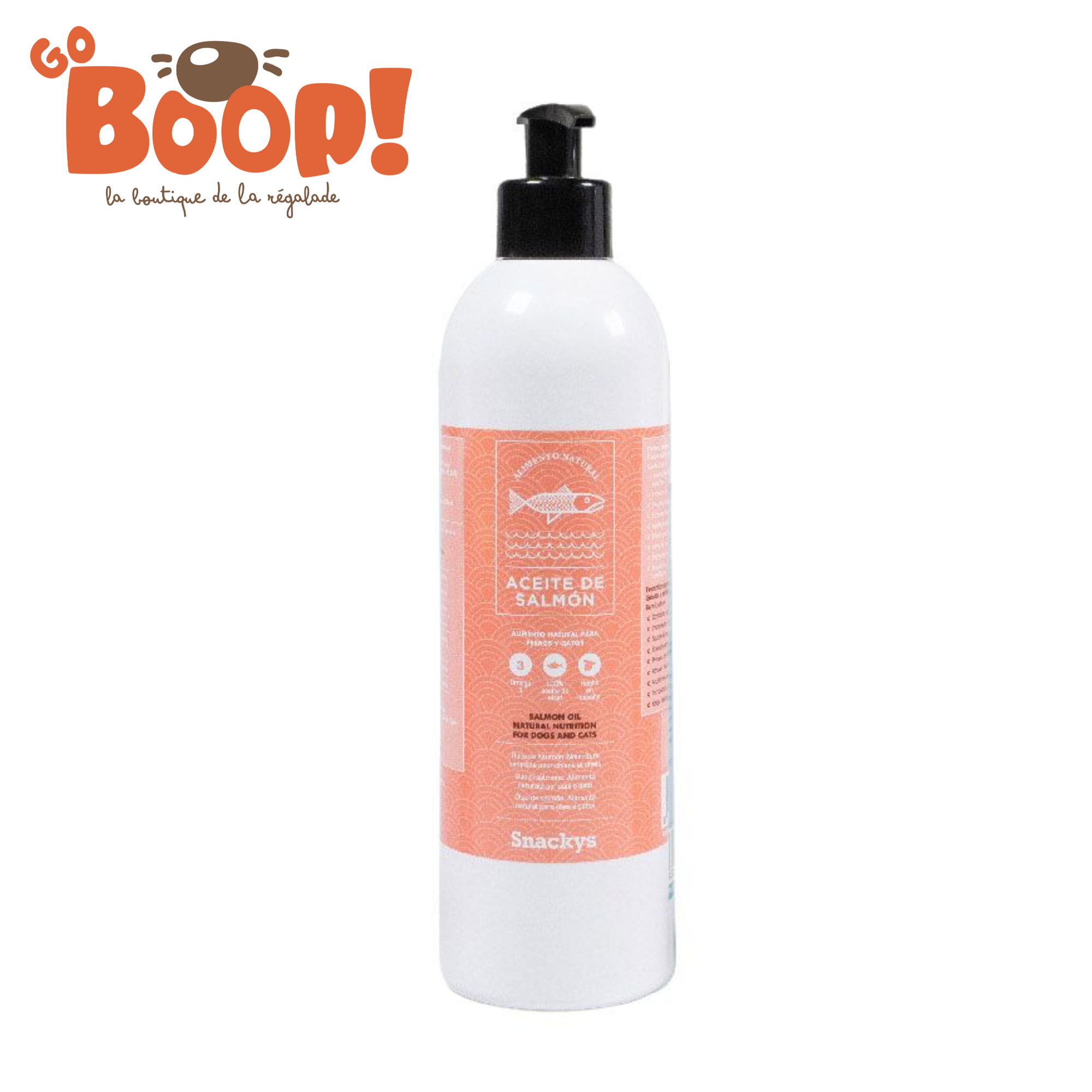 🐟 Huile de saumon pure – 250 ml