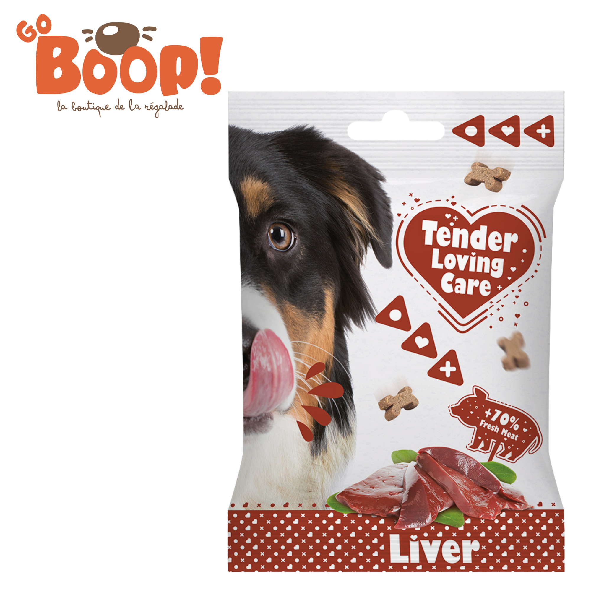 Soft Snack Foie – Friandise moelleuse & sans gluten pour chiens 100G