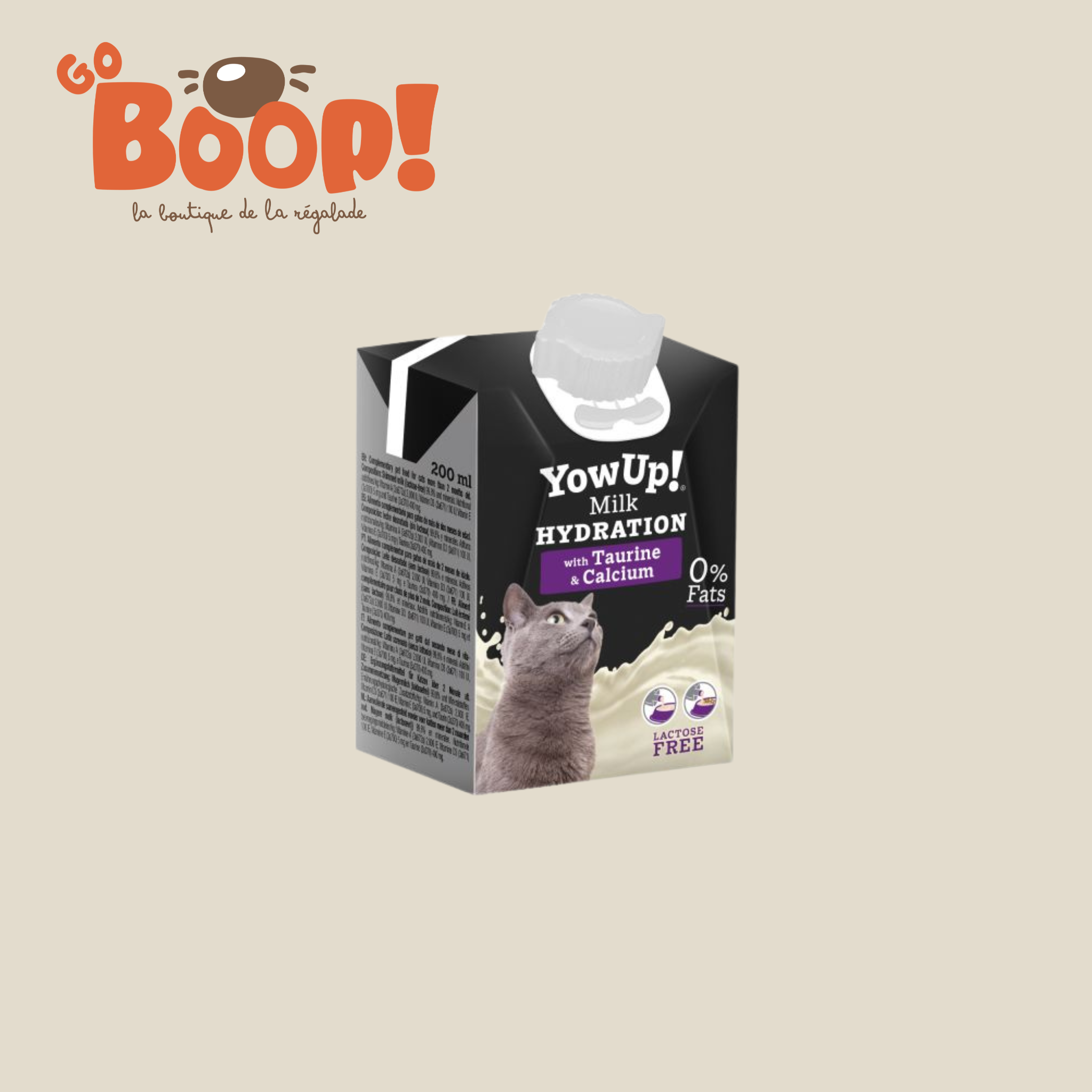 Yowup Milk Chat- Lait sans lactose 🥤 (200ml)