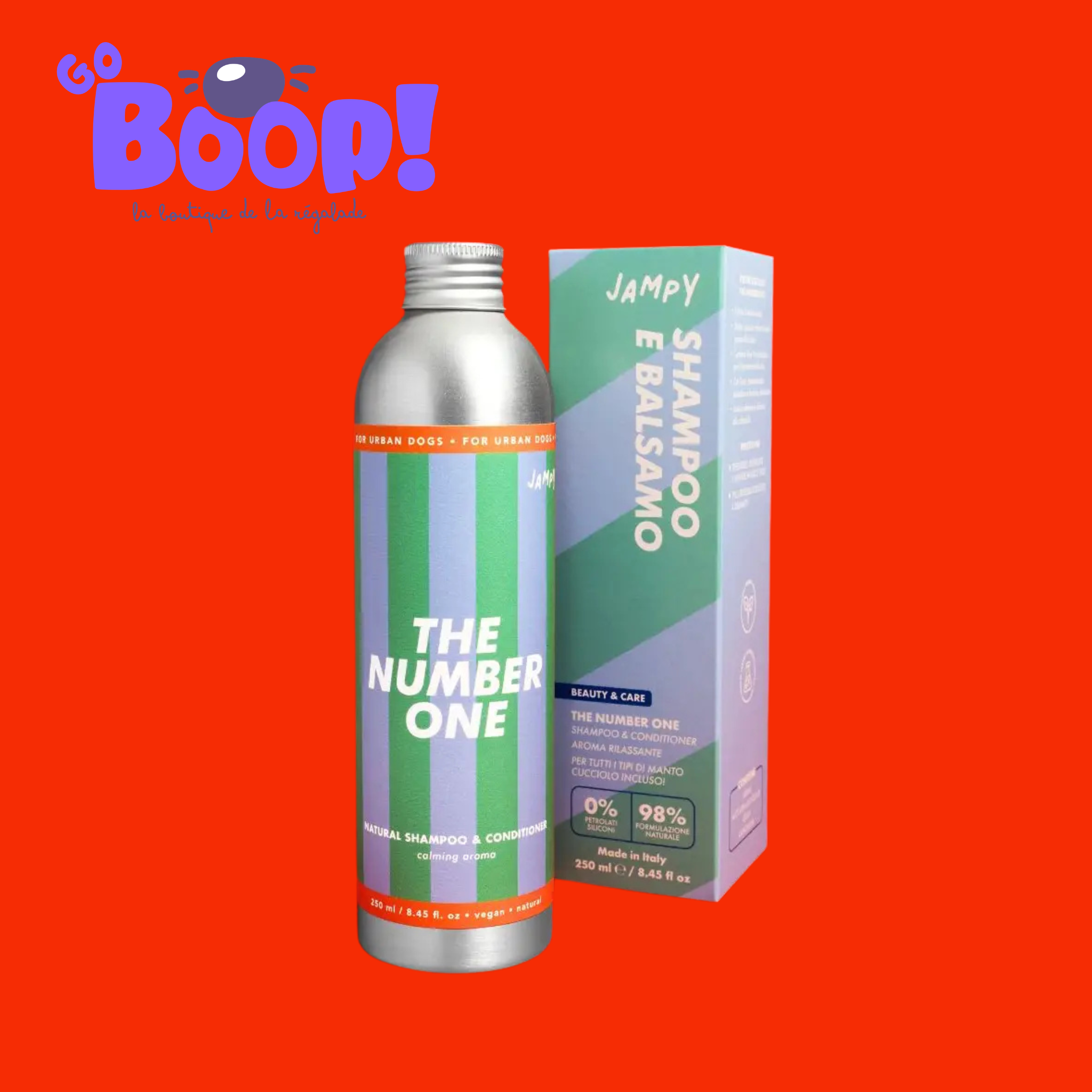 THE NUMBER ONE par Jampy🐶🛁 (250ml)  — Shampooing & après-shampooing hypoallergénique pour chien