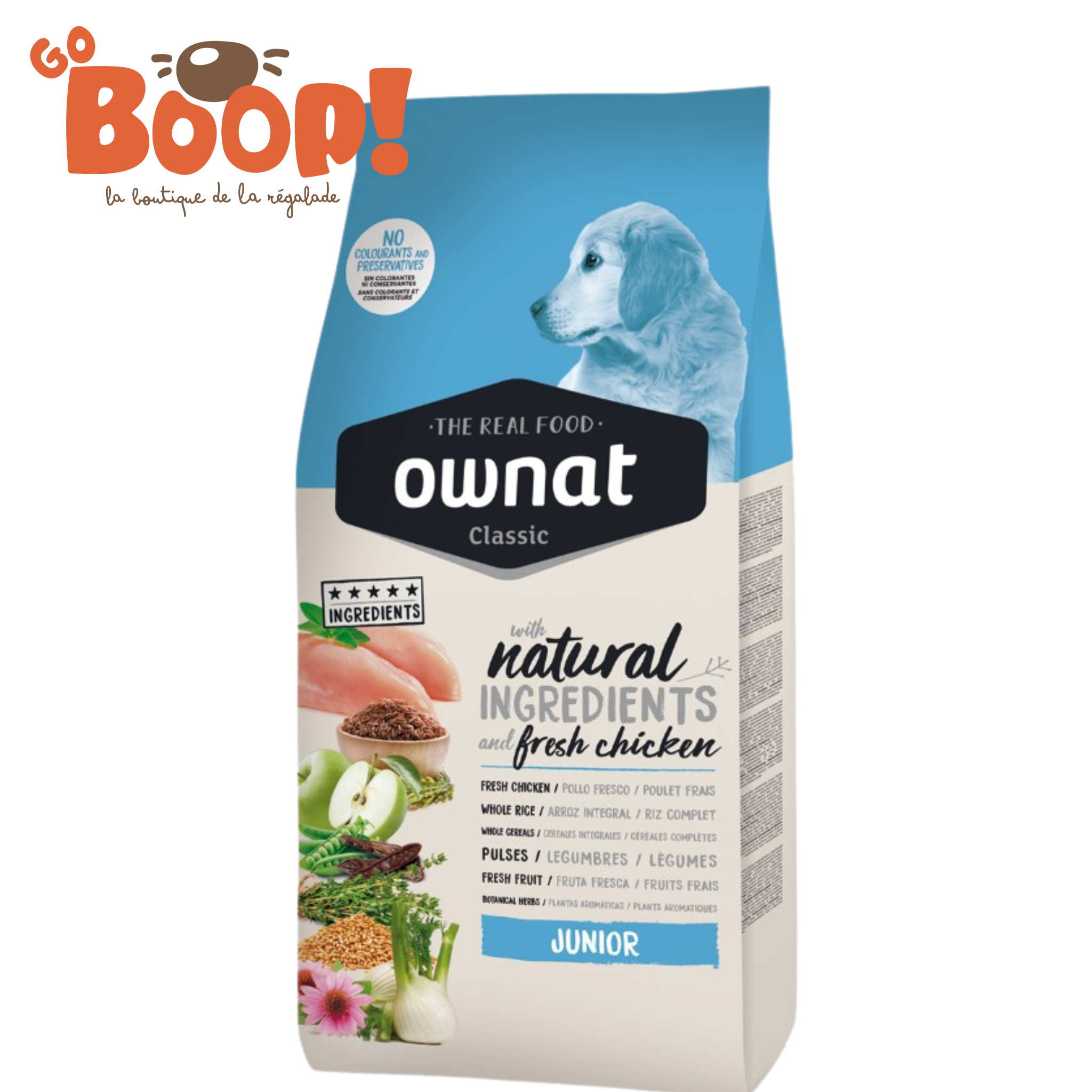 🐶 Ownat Classic Junior — croquettes “croissance & énergie”