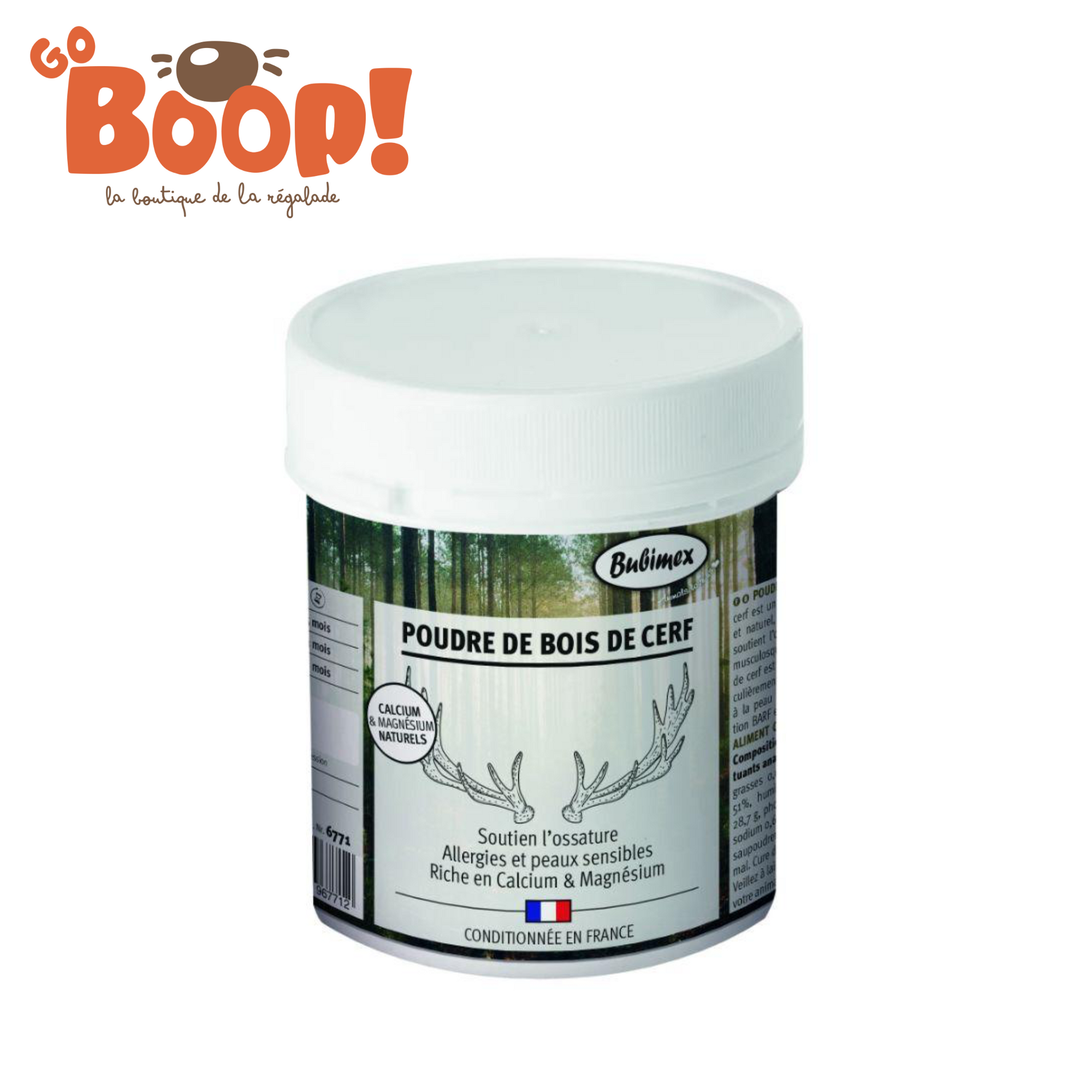 Poudre de bois de Cerf - 60G