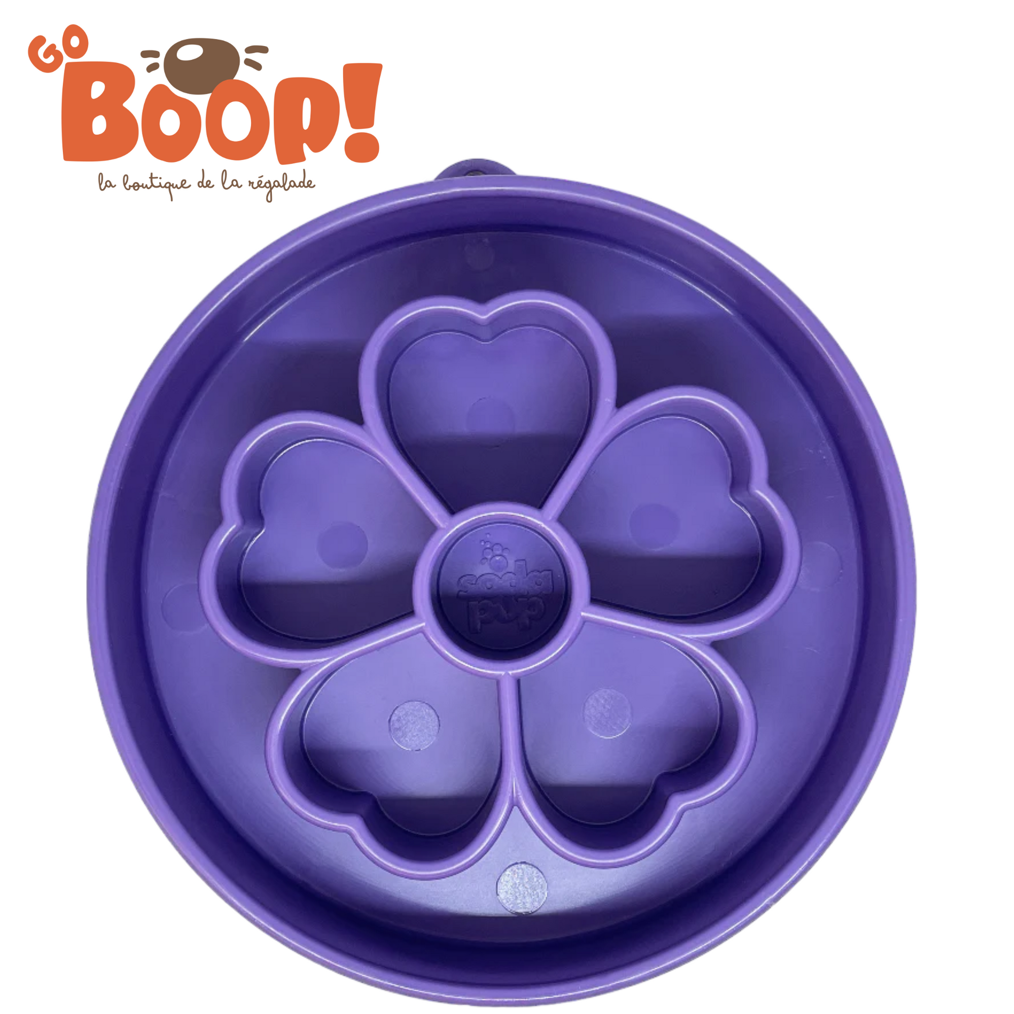 Sodapup Anti Glouton - Gamelle Purple Flower