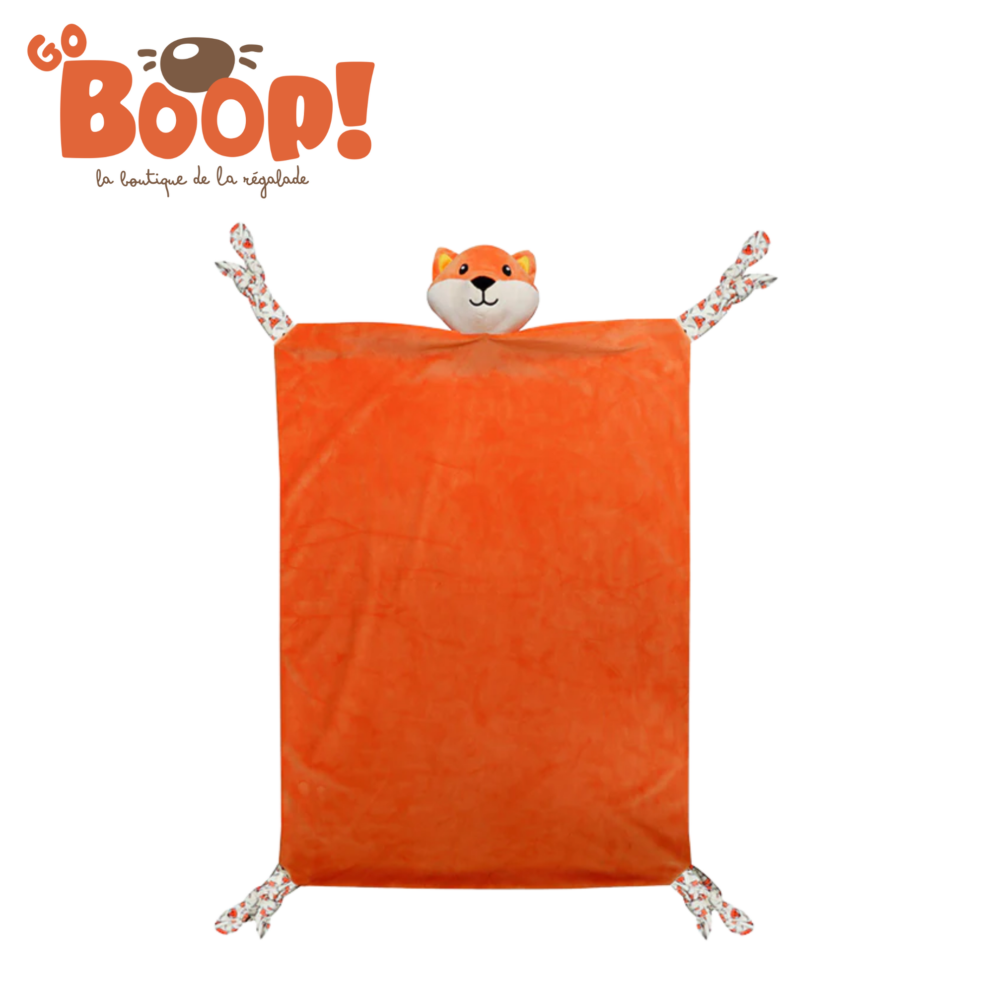 Baby Tails - Doudou Plaid renard Géant 65CM