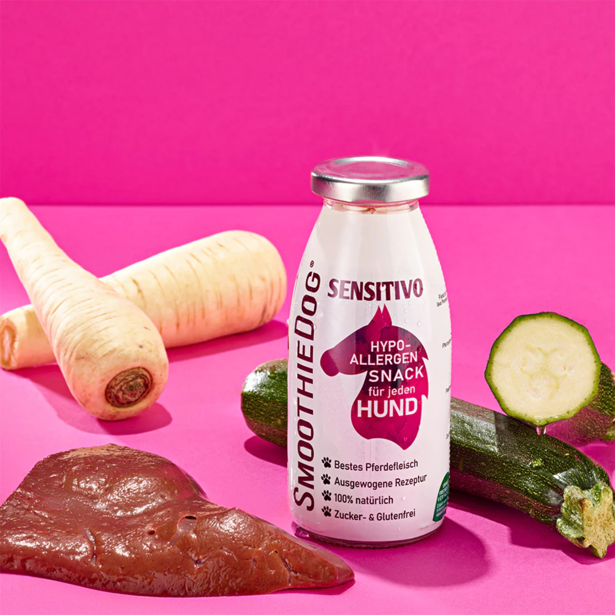 SmoothieDog Sensitivo - Smoothie Cheval 250ML