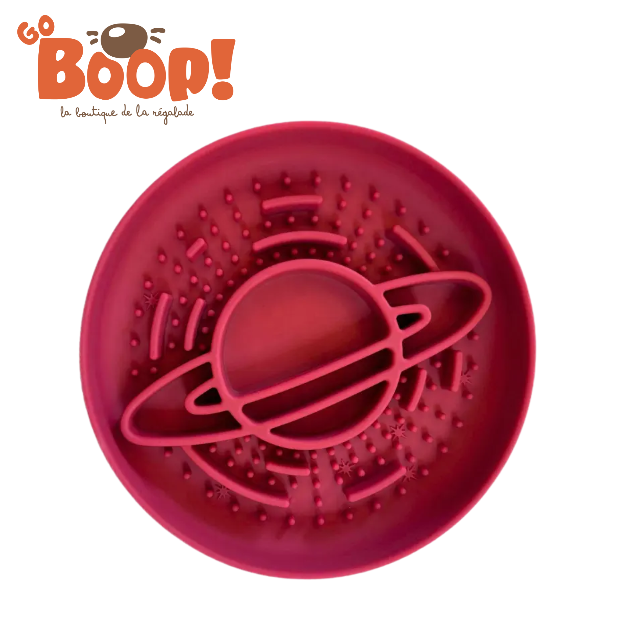 Assiette de léchage Space Invader - Rouge – GoBoop