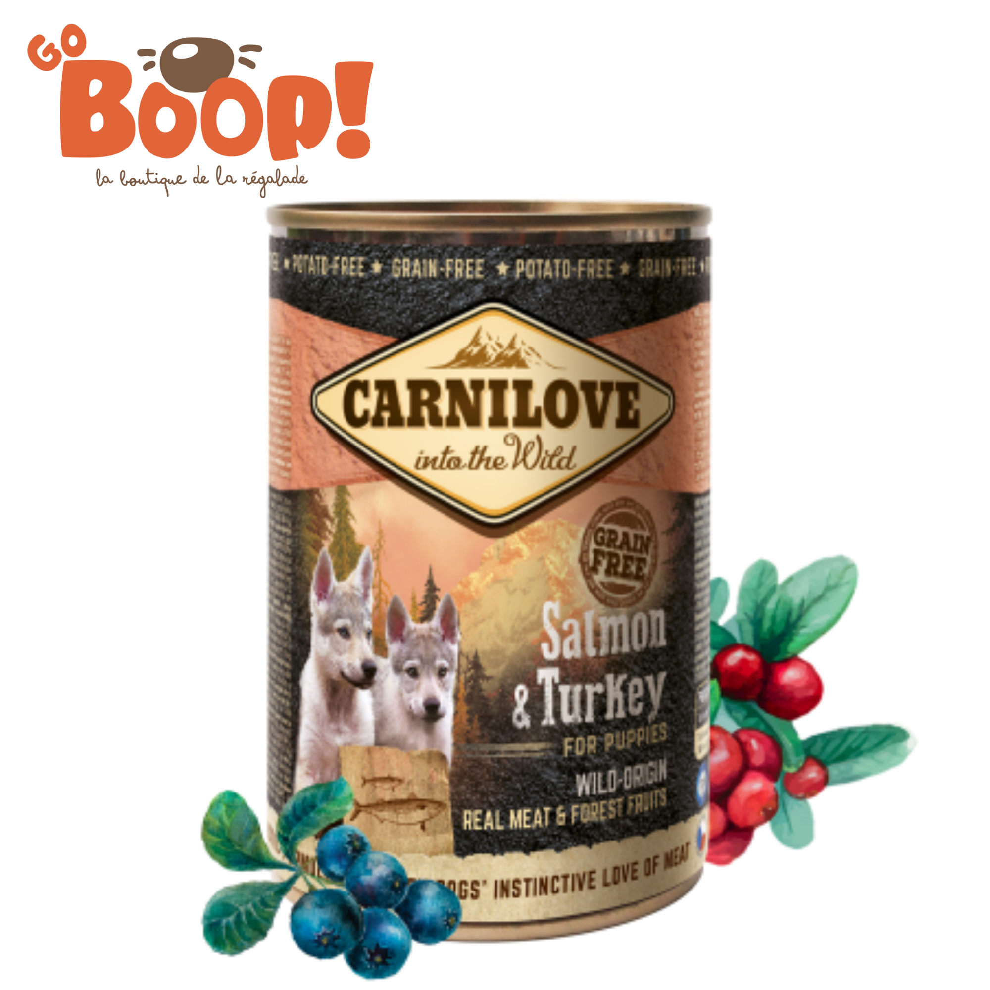 Carnilove Saumon et Dinde Chiot 400G