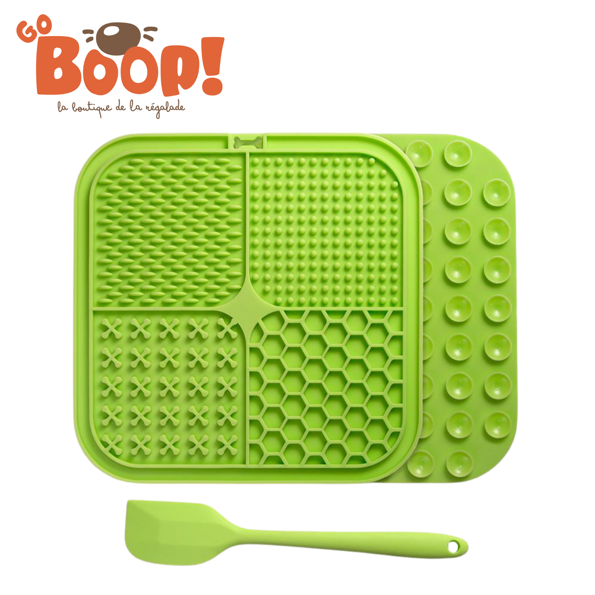 Kit léchage Tapis Spatule - Vert