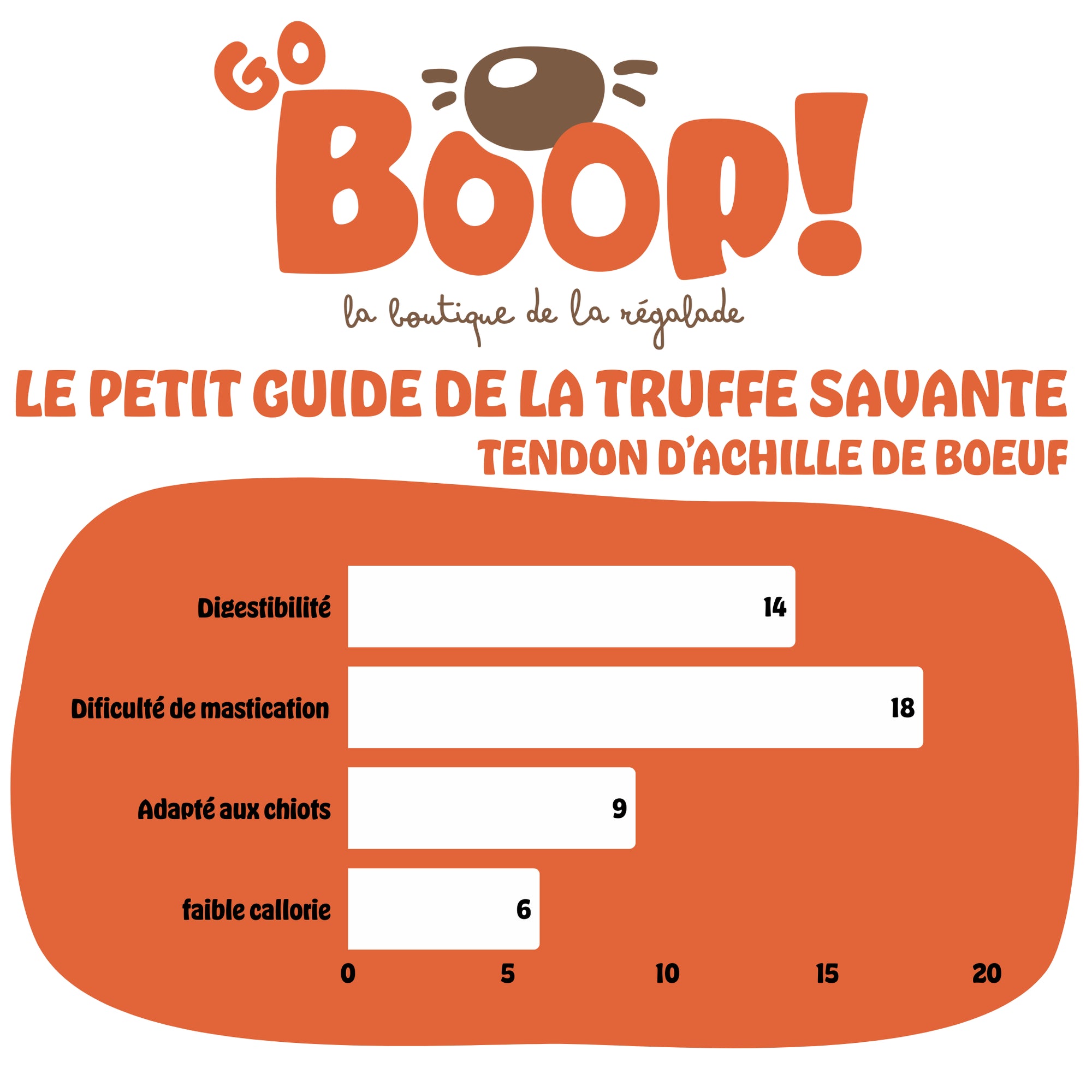 Tendon d’Achille de bœuf – Friandise naturelle à mâcher pour chien